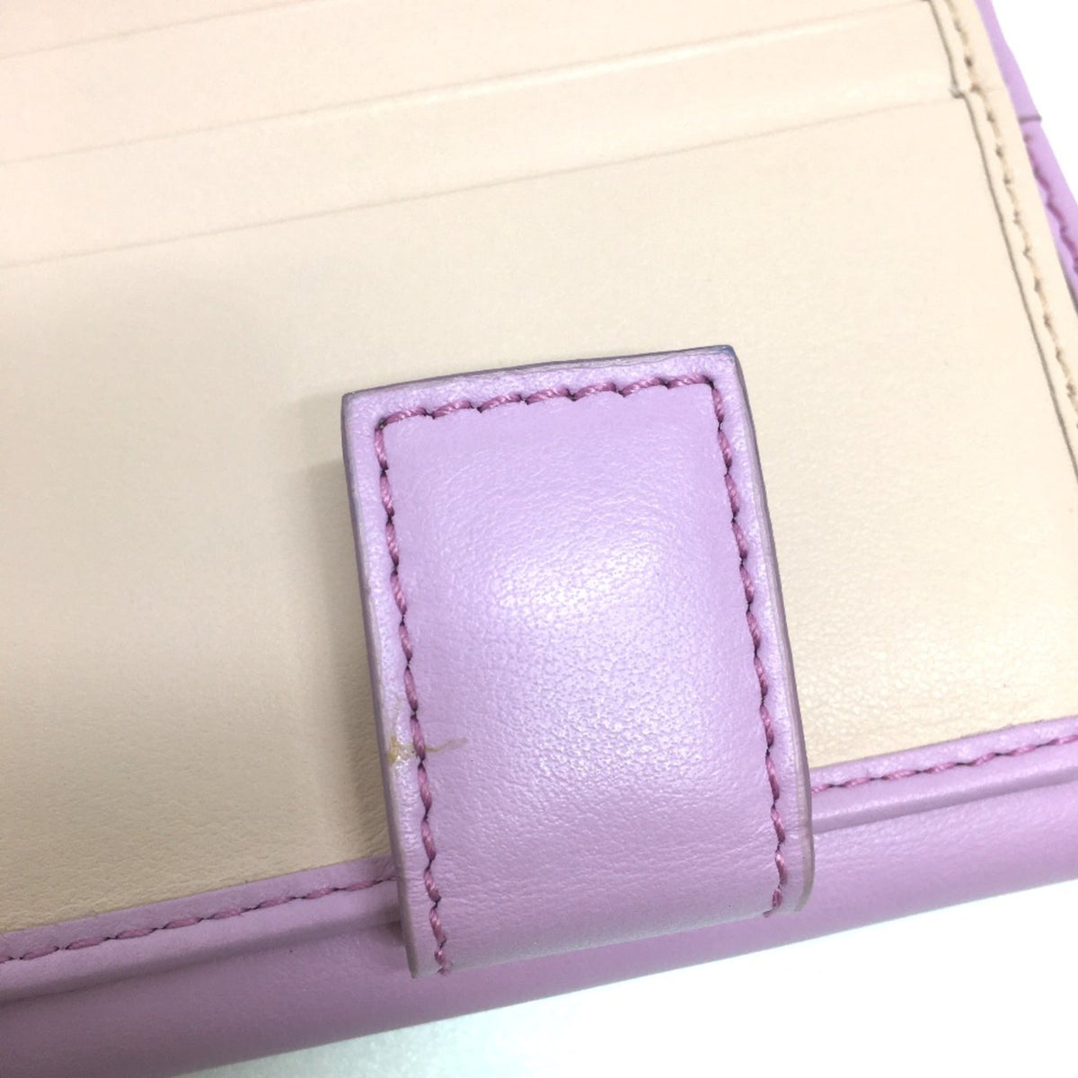 Salvatore Ferragamo Purple Leather Wallet (Bi-Fold) (Pre-Owned)