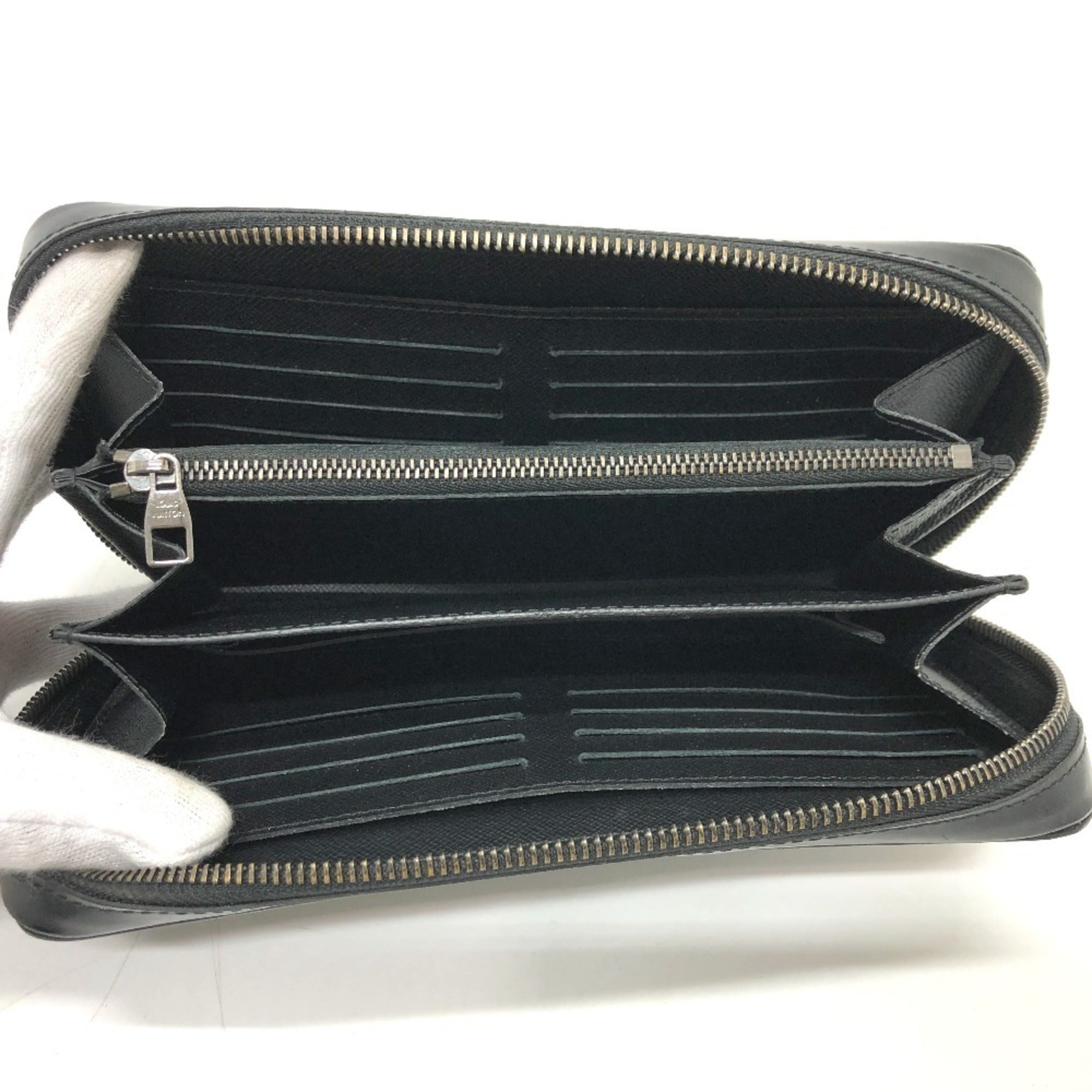 Louis Vuitton Monogram Eclipse Black Monogram Eclipse Monogram Eclipse Long Wallet (Bi-Fold) (Pre-Owned)