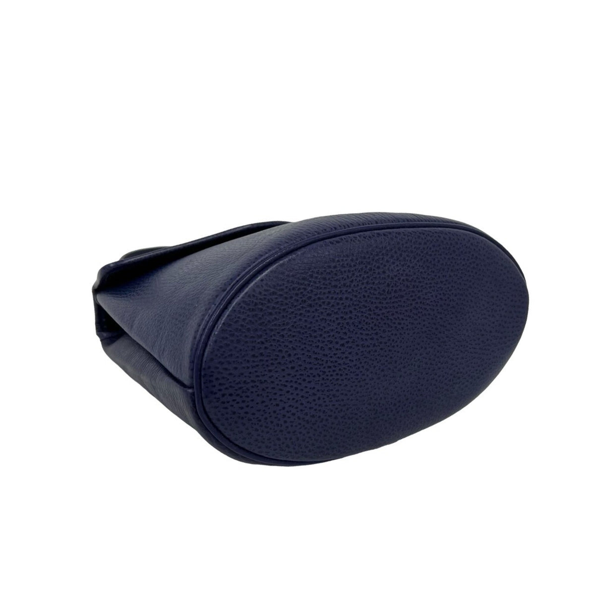 Christian Dior Navy Leather Handbag Shoulder Bag (Pre-Owned)