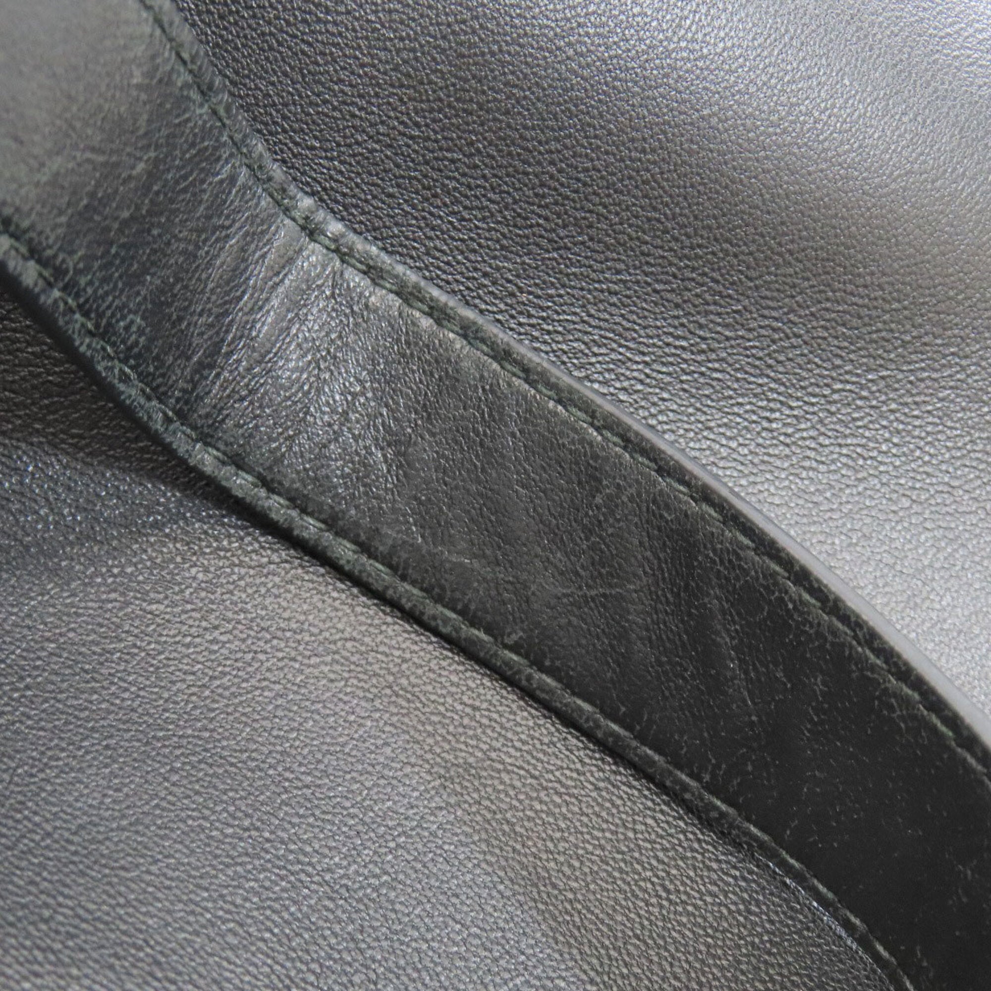Bottega Veneta Black Leather Handbag (Pre-Owned)