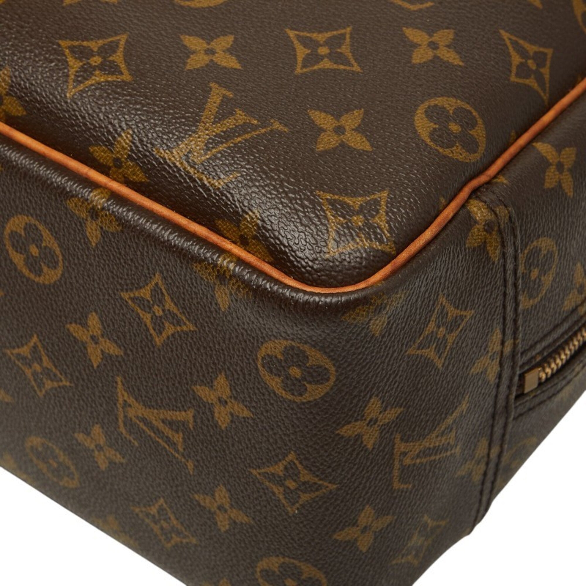 Louis Vuitton Brown Pvc Leather Handbag (Pre-Owned)
