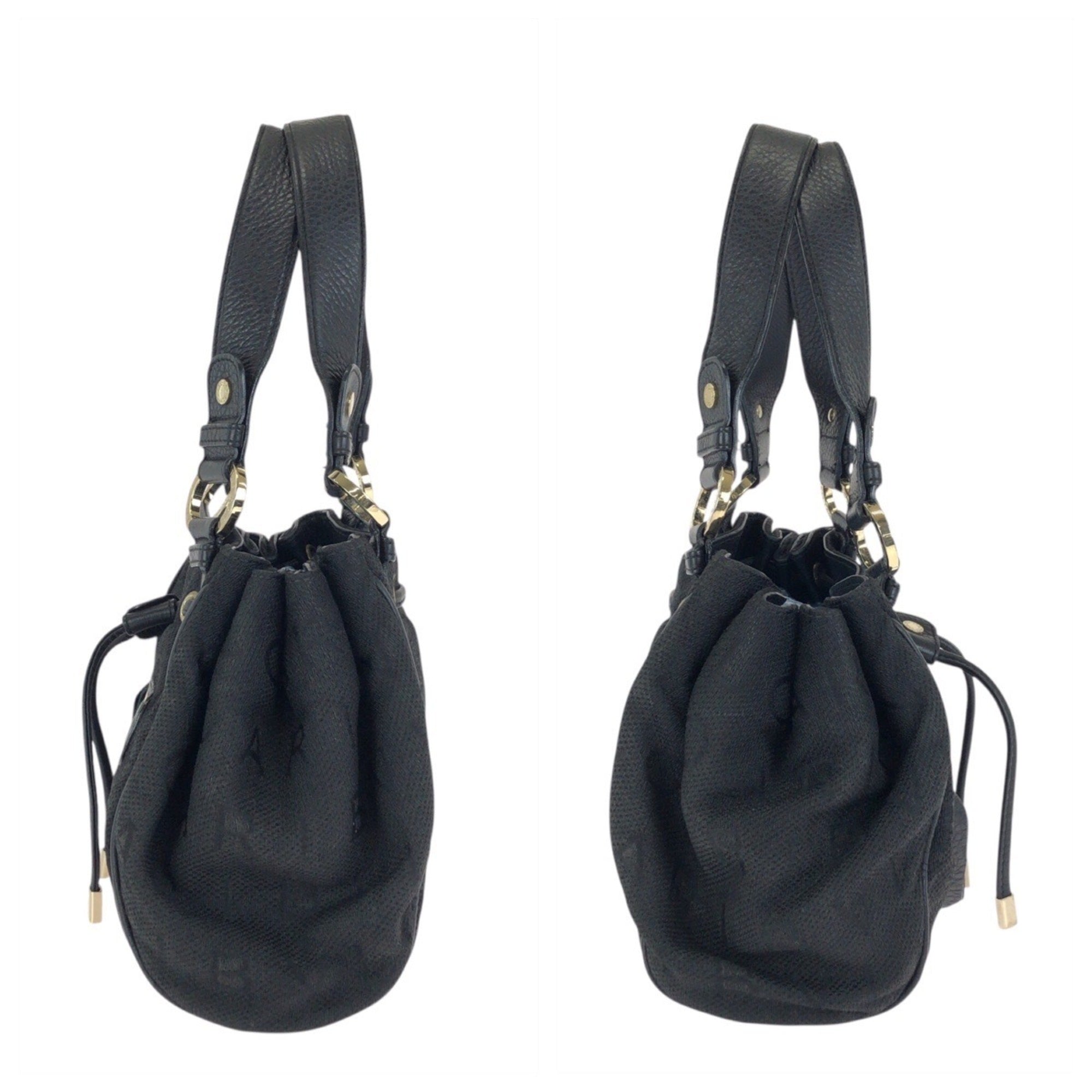 Bvlgari Black Canvas Handbag (Pre-Owned)