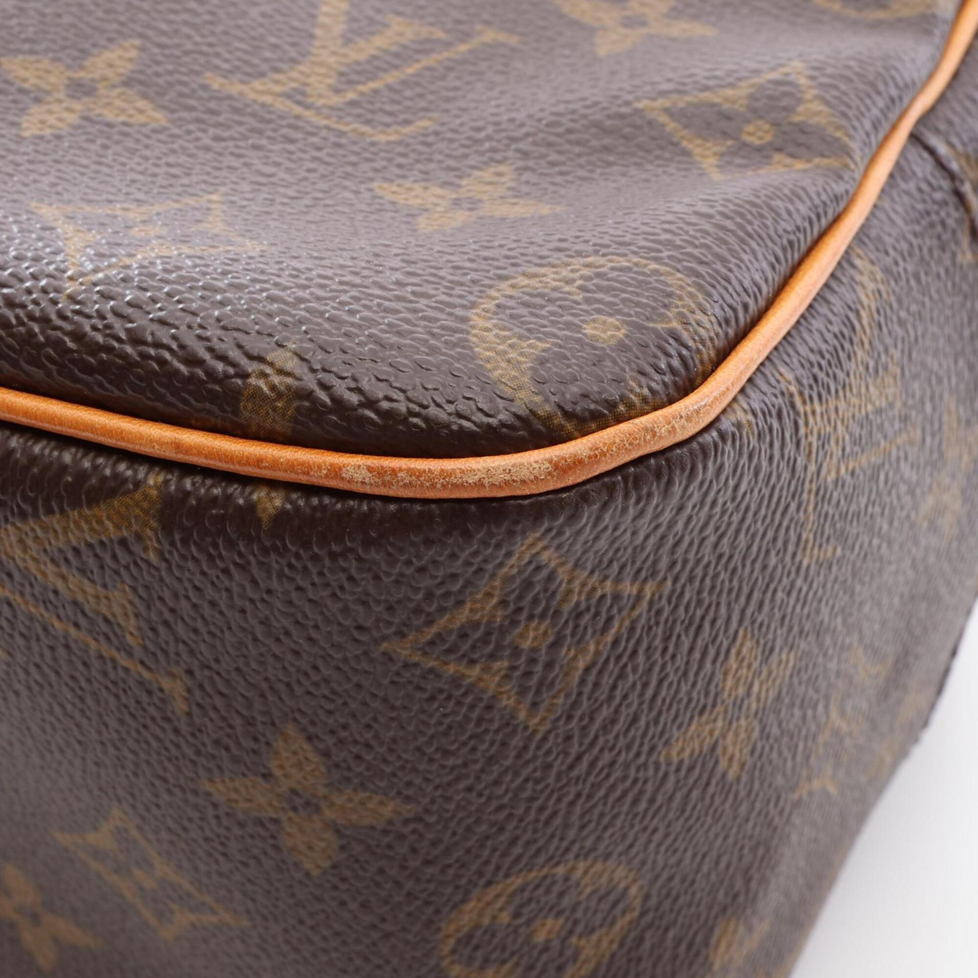 Louis Vuitton Brown Coated Canvas Pvc Monogram Leather Handbag Shoulder Bag (Pre-Owned)