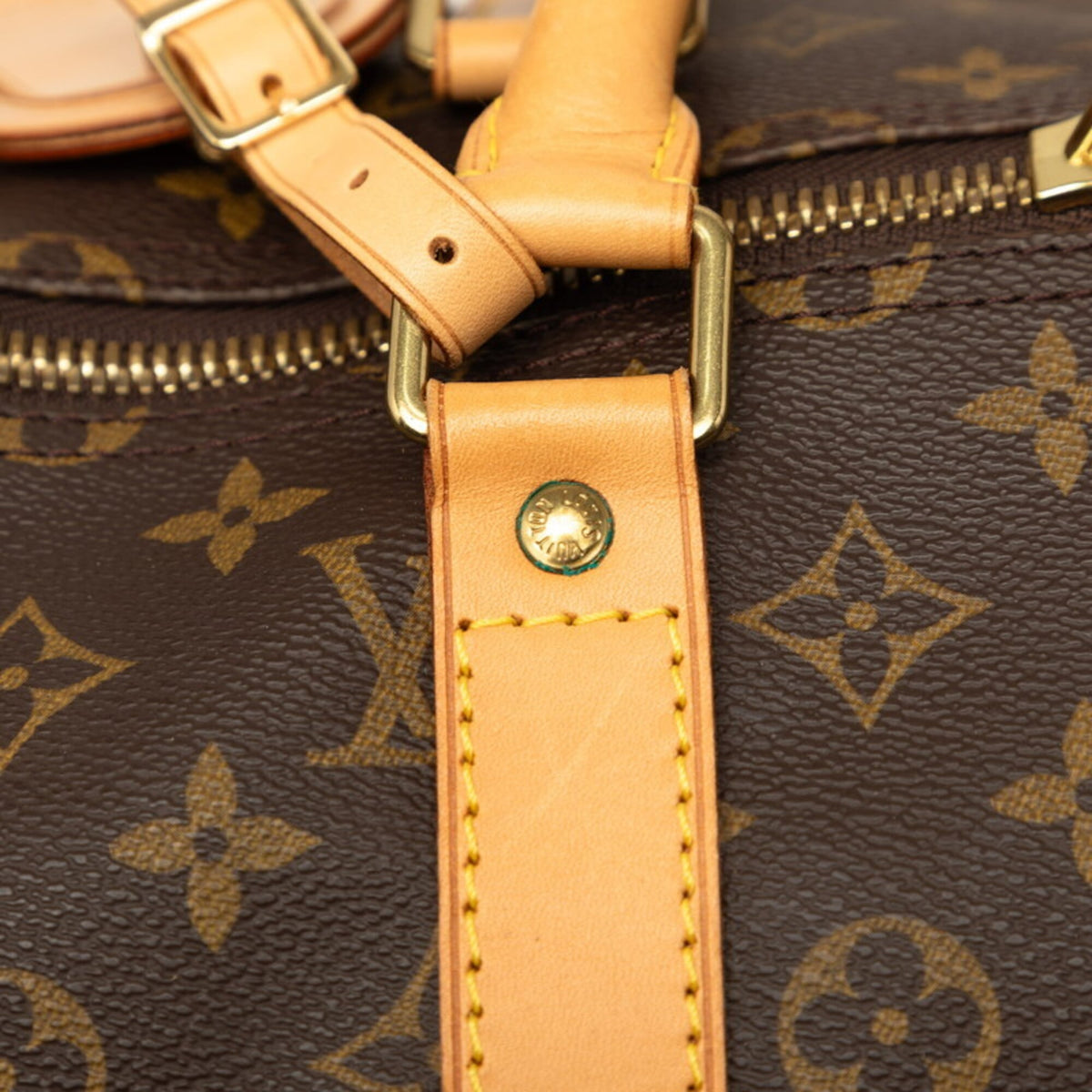 Louis Vuitton Monogram Brown Pvc Leather Boston Bag (Pre-Owned)