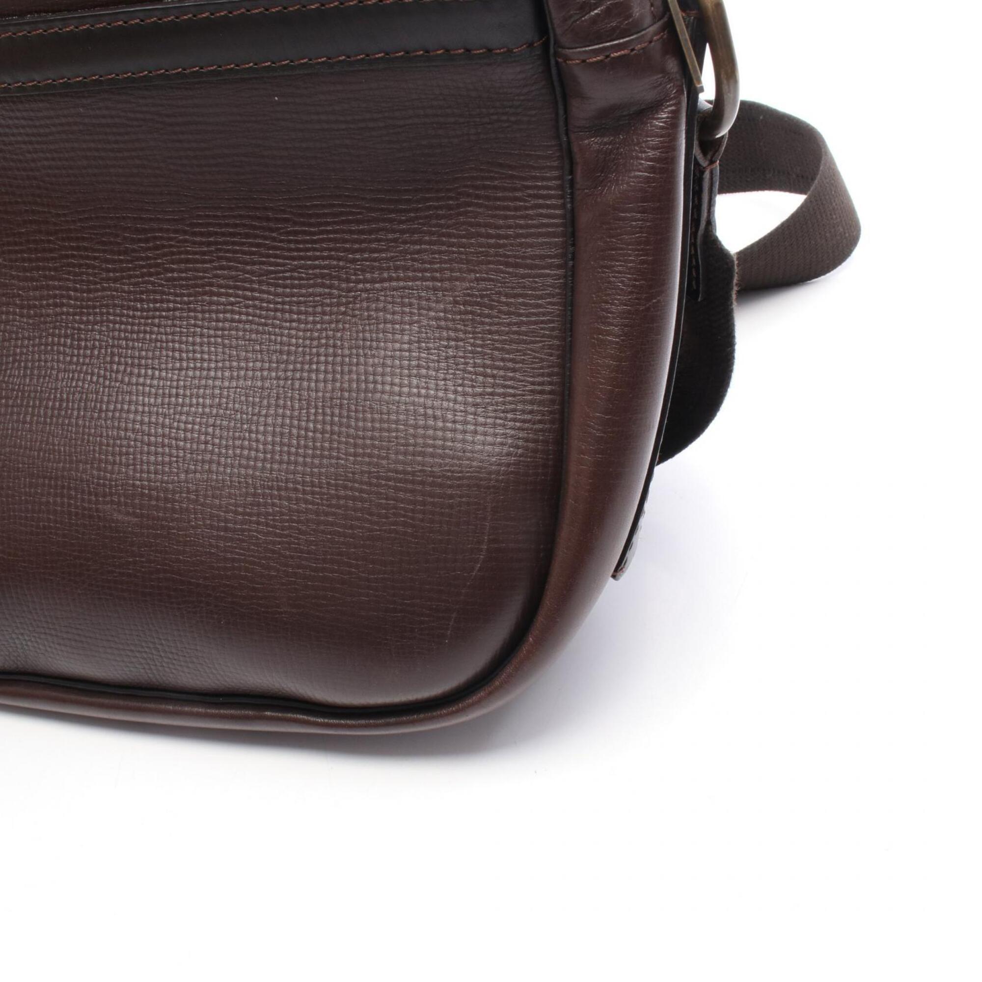 Louis Vuitton Brown Coffee Utah Leather Leather Handbag Shoulder Bag (Pre-Owned)
