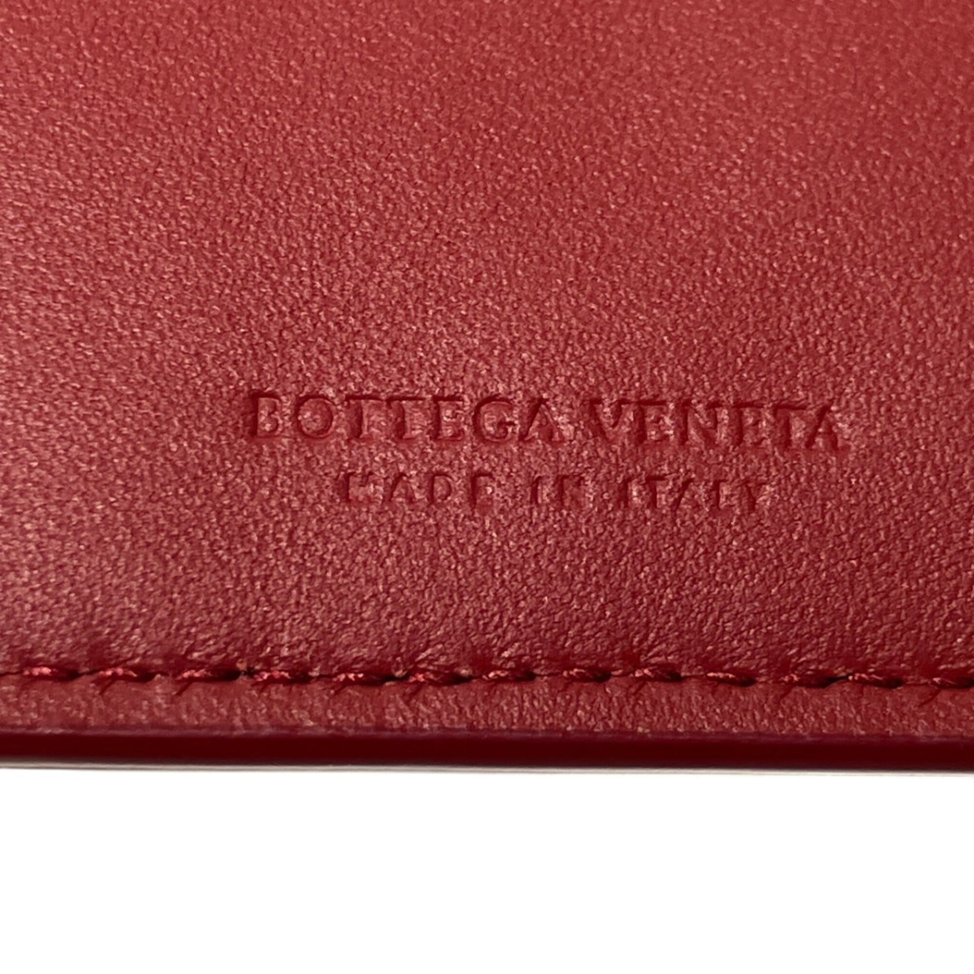 Bottega Veneta Intrecciato Blue Leather Wallet (Bi-Fold) (Pre-Owned)