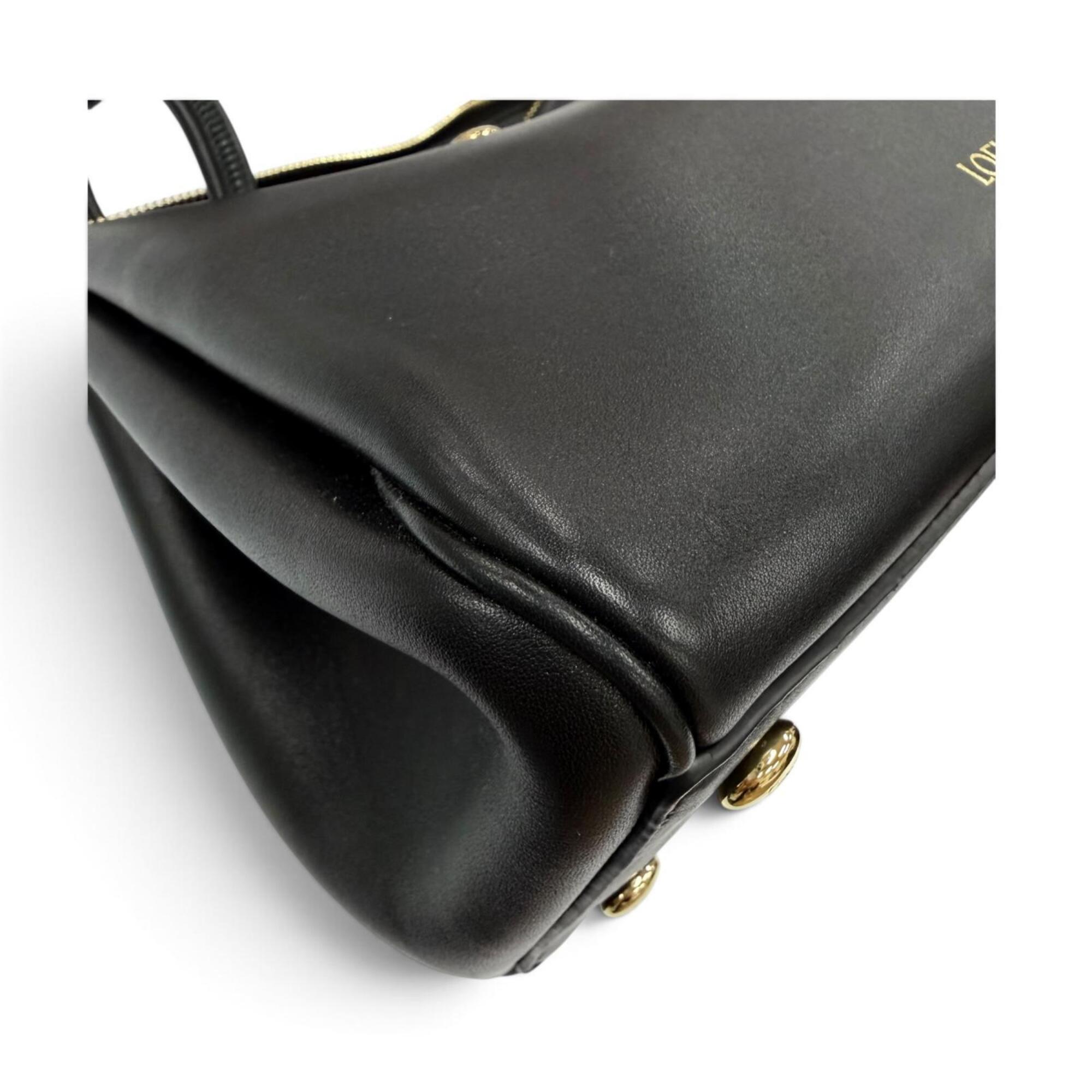 Loewe Black Leather Handbag (Pre-Owned)