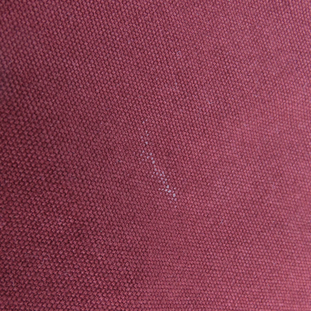 Hermes Bordeaux Cotton Leather Pouch (Pre-Owned)