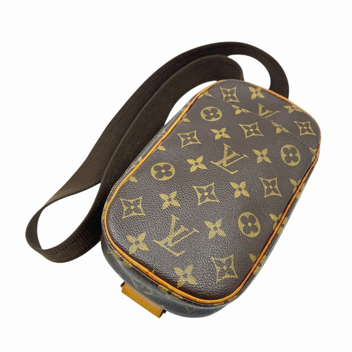 Louis Vuitton Brown Monogram Monogram Shoulder Bag Sling Bag (Pre-Owned)