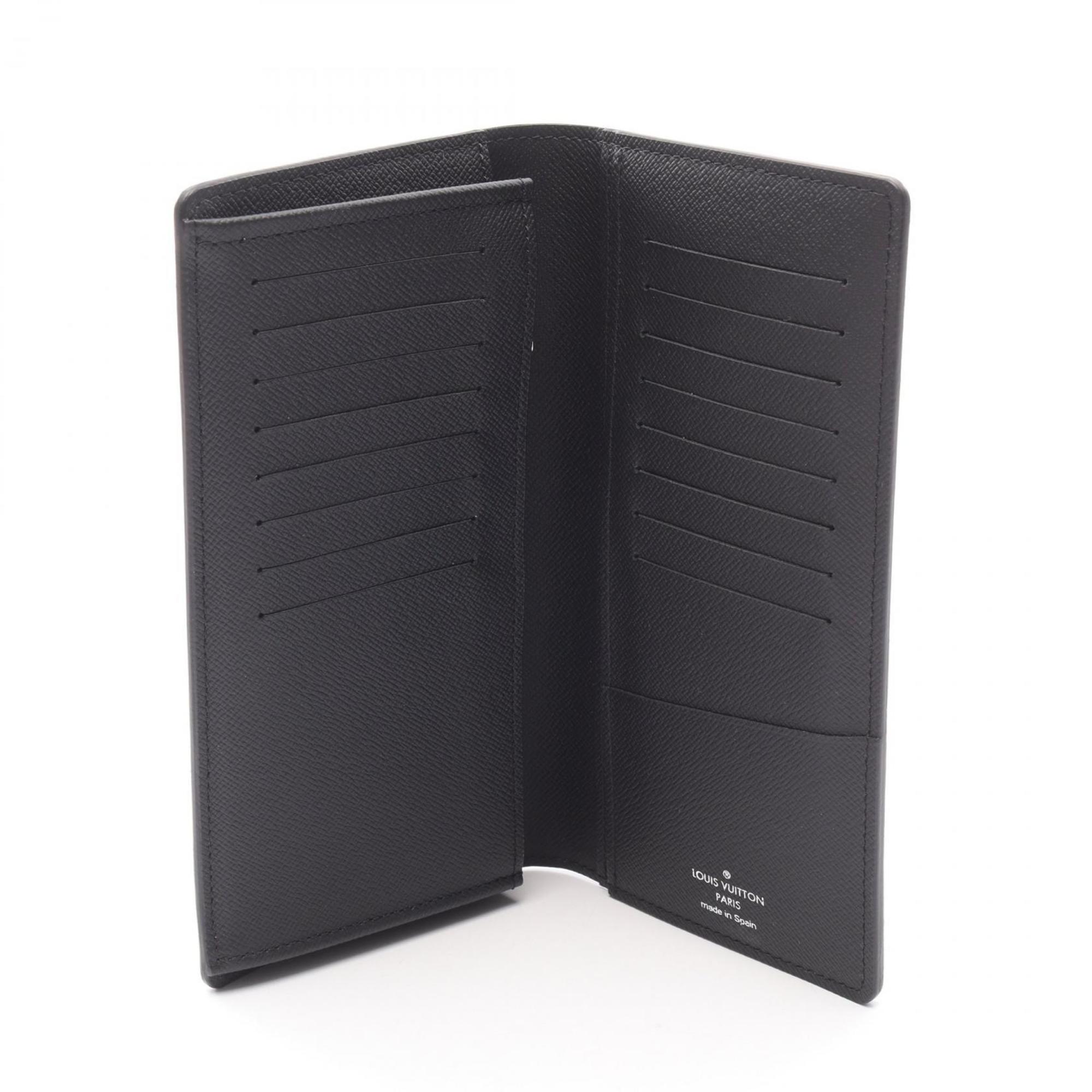 Louis Vuitton Black Damier Graphite Leather Pvc Long Wallet (Bi-Fold) (Pre-Owned)