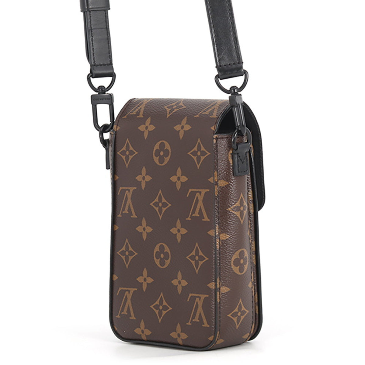 Louis Vuitton Monogram Macassar Black Monogram Macassar Noir Handbag Shoulder Bag (Pre-Owned)