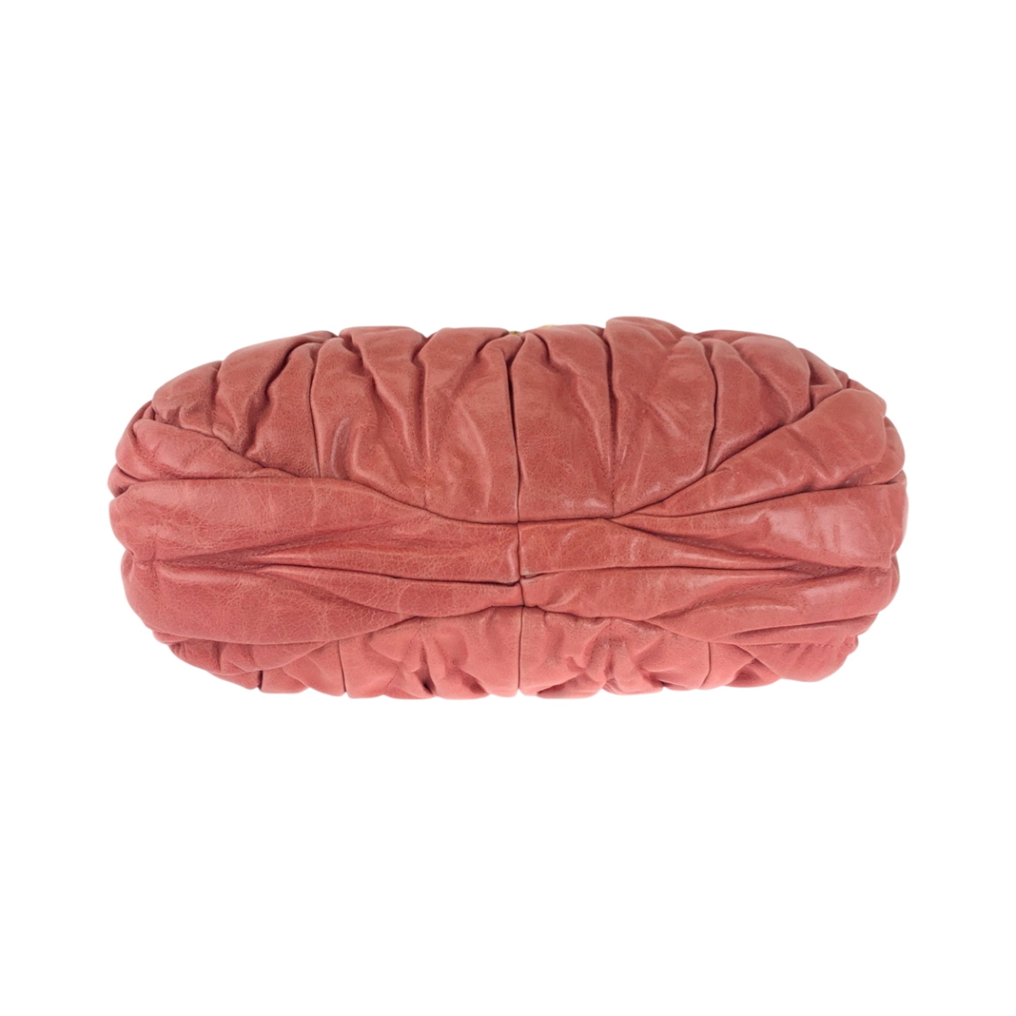 Miu Miu Pink Leather Handbag Tote Bag (Pre-Owned)