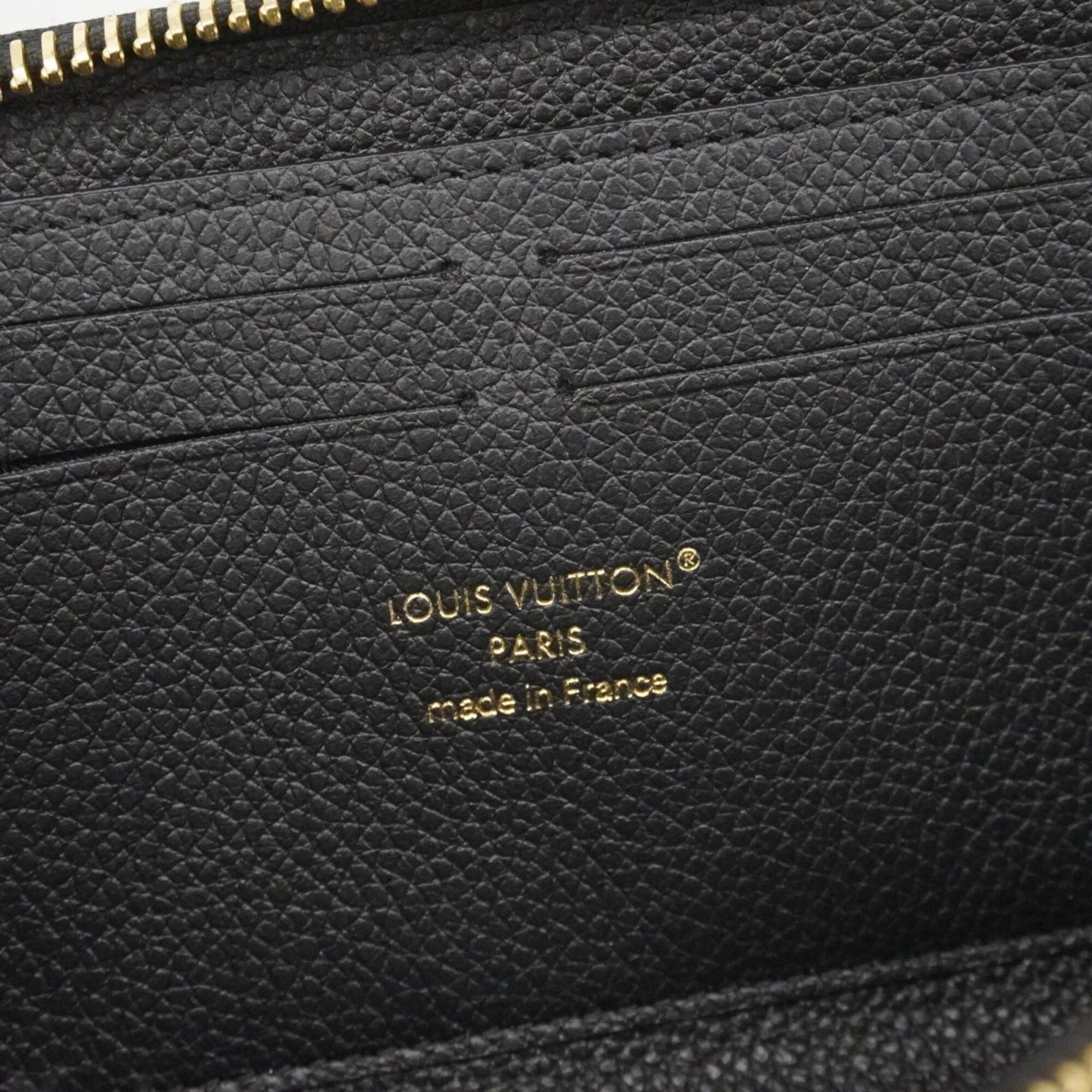 Louis Vuitton Beige Black Long Wallet (Bi-Fold) (Pre-Owned)