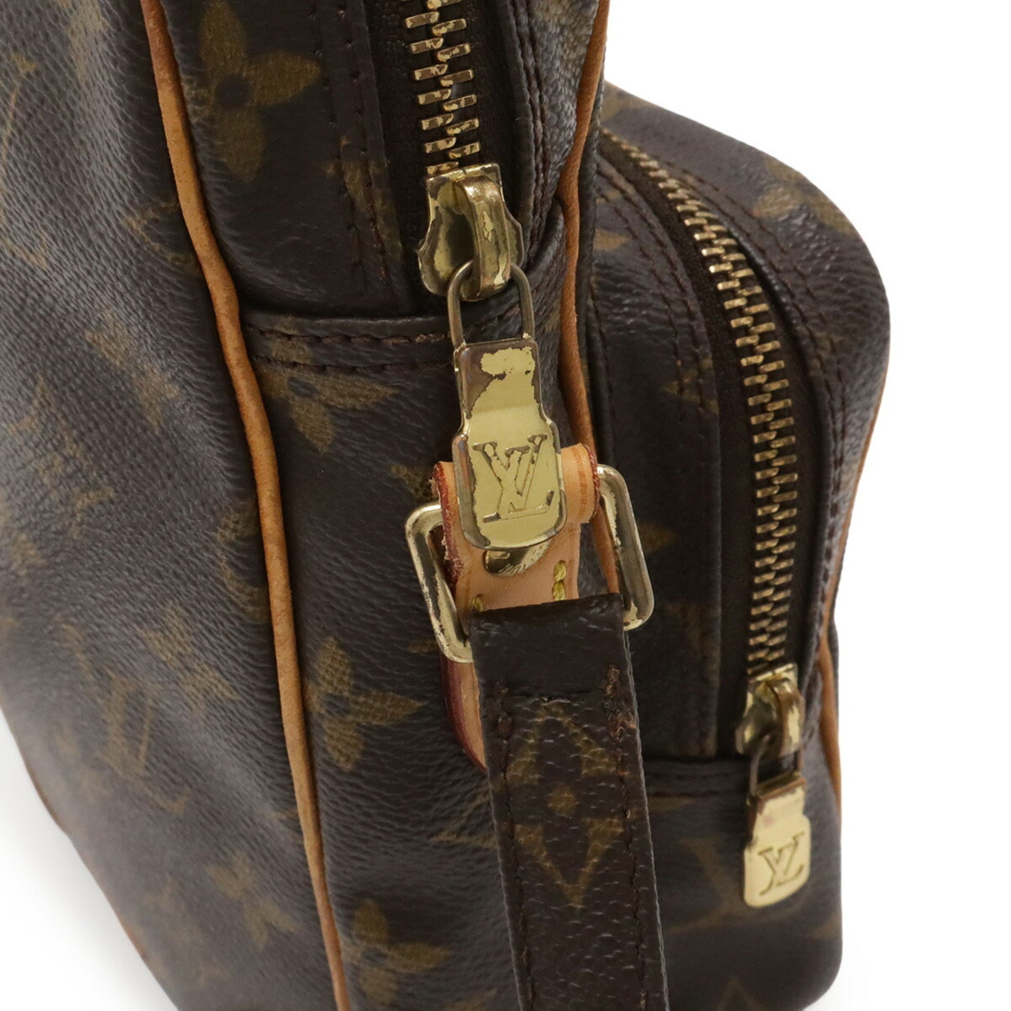 Louis Vuitton Brown Monogram Canvas Pochette Shoulder Bag (Pre-Owned)