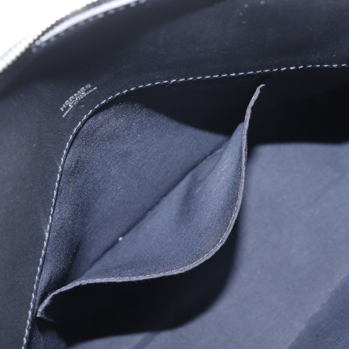Hermes Black Canvas Pouch (Pre-Owned)