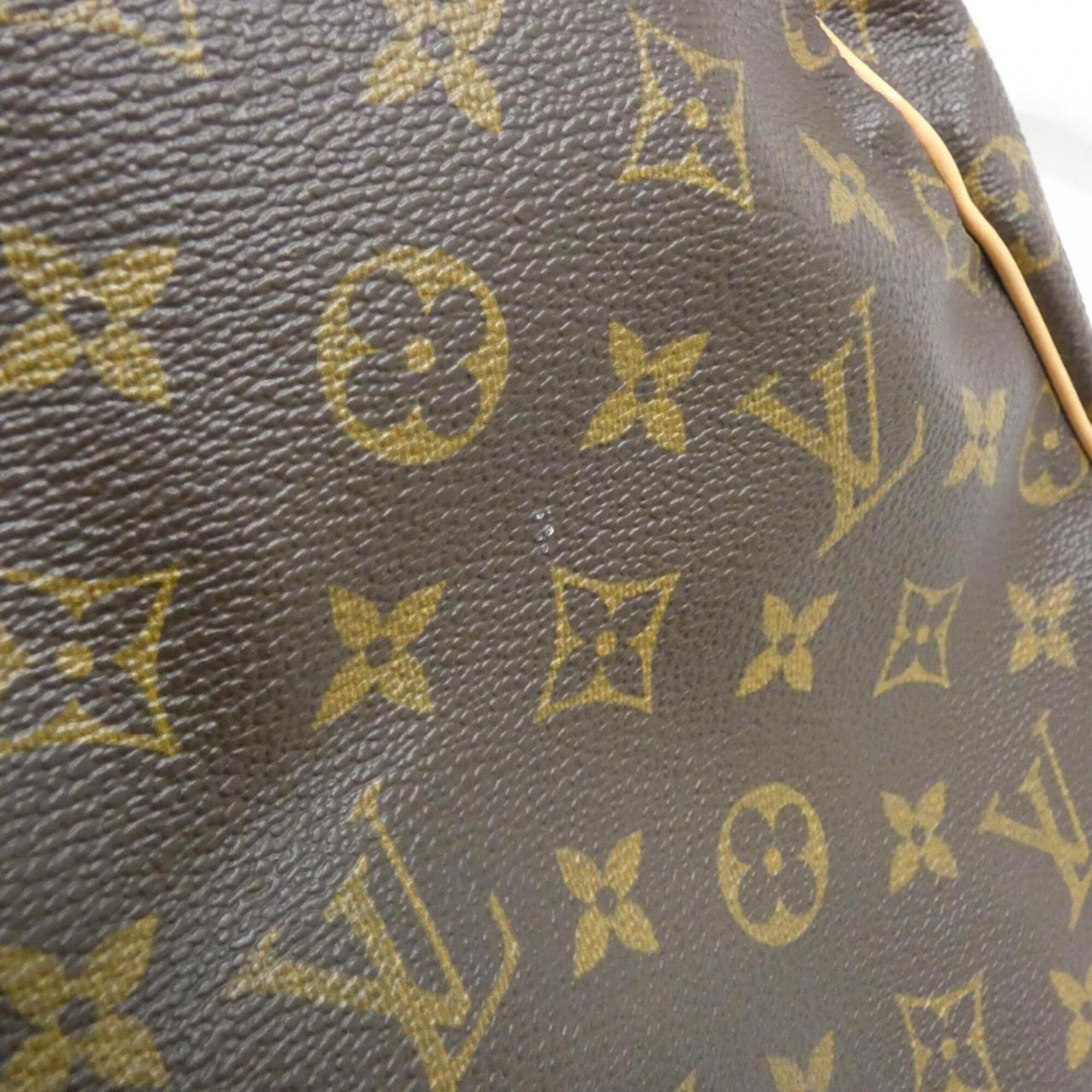 Louis Vuitton Marron Coated Canvas Boston Bag (Pre-Owned)