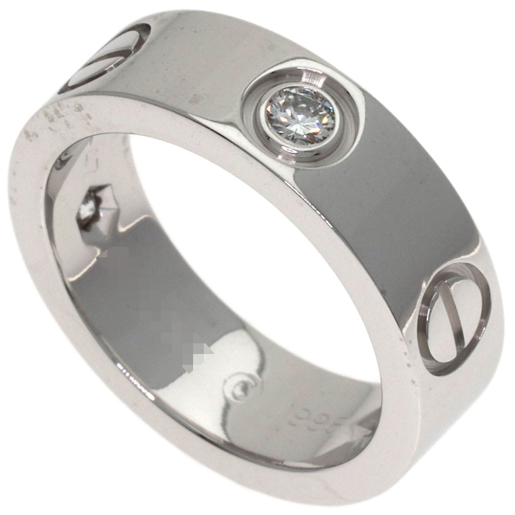 Cartier Love White Gold (18K) Band Ring (Pre-Owned)