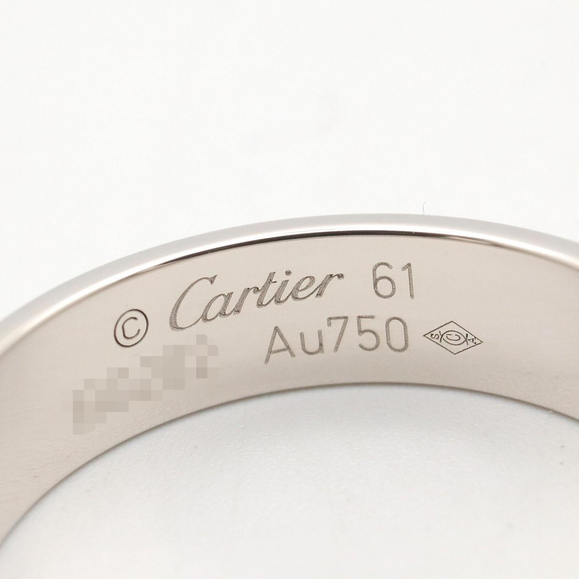 Cartier White Gold White Gold (18K) Band Ring (Pre-Owned)
