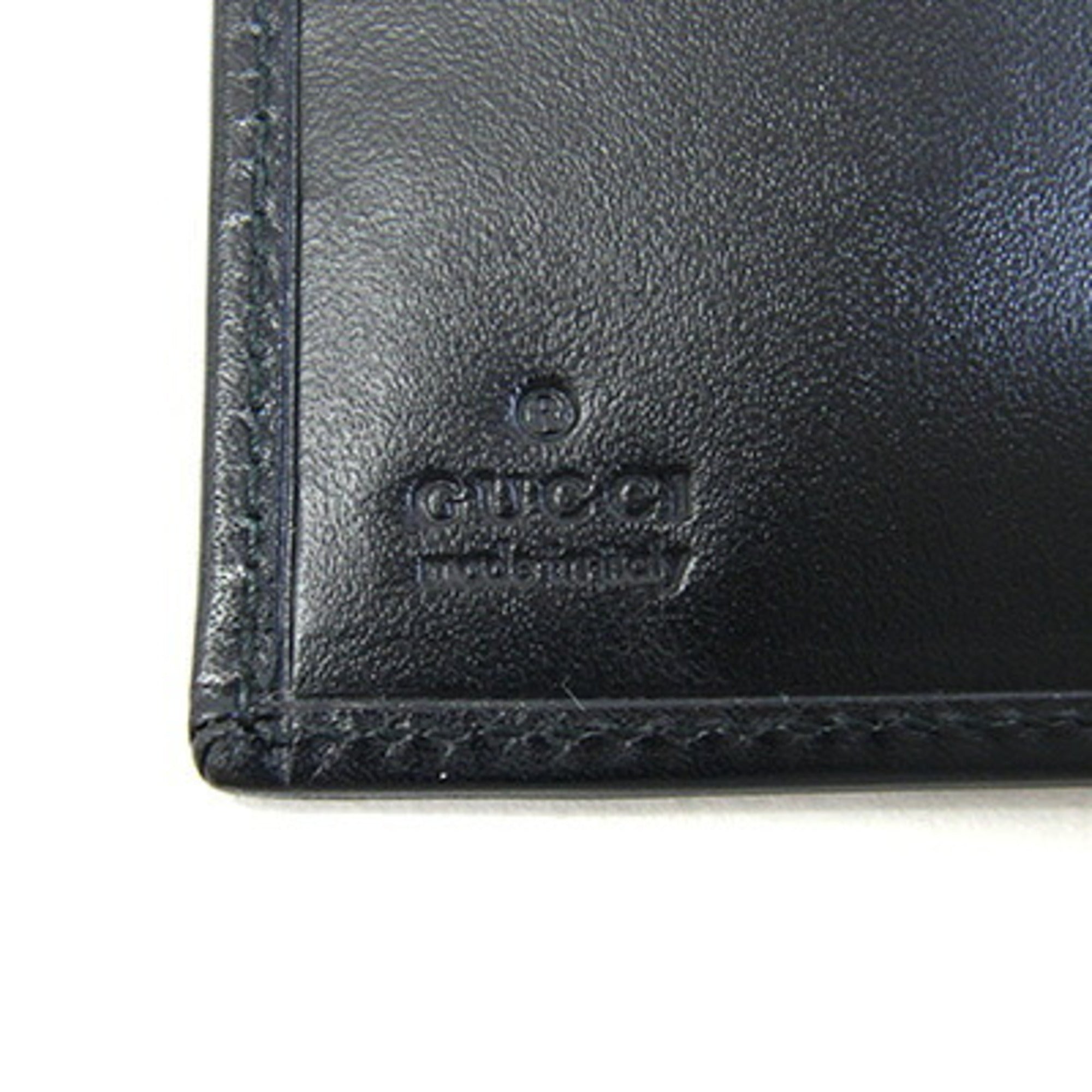 Gucci Black Leather Wallet (Bi-Fold) (Pre-Owned)