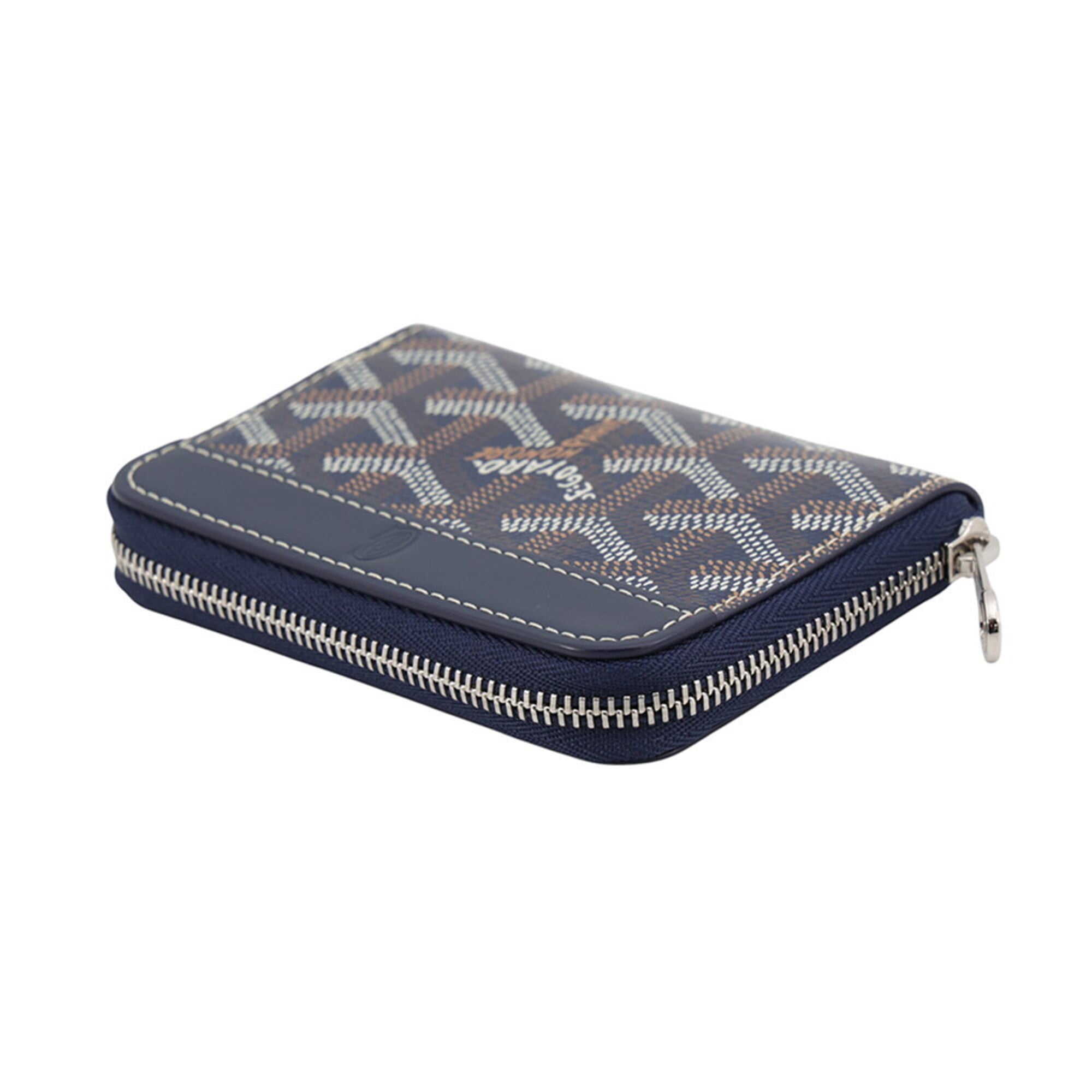 Goyard Blue Navy Pvc Leather Coin Purse/Coin Case (Pre-Owned)