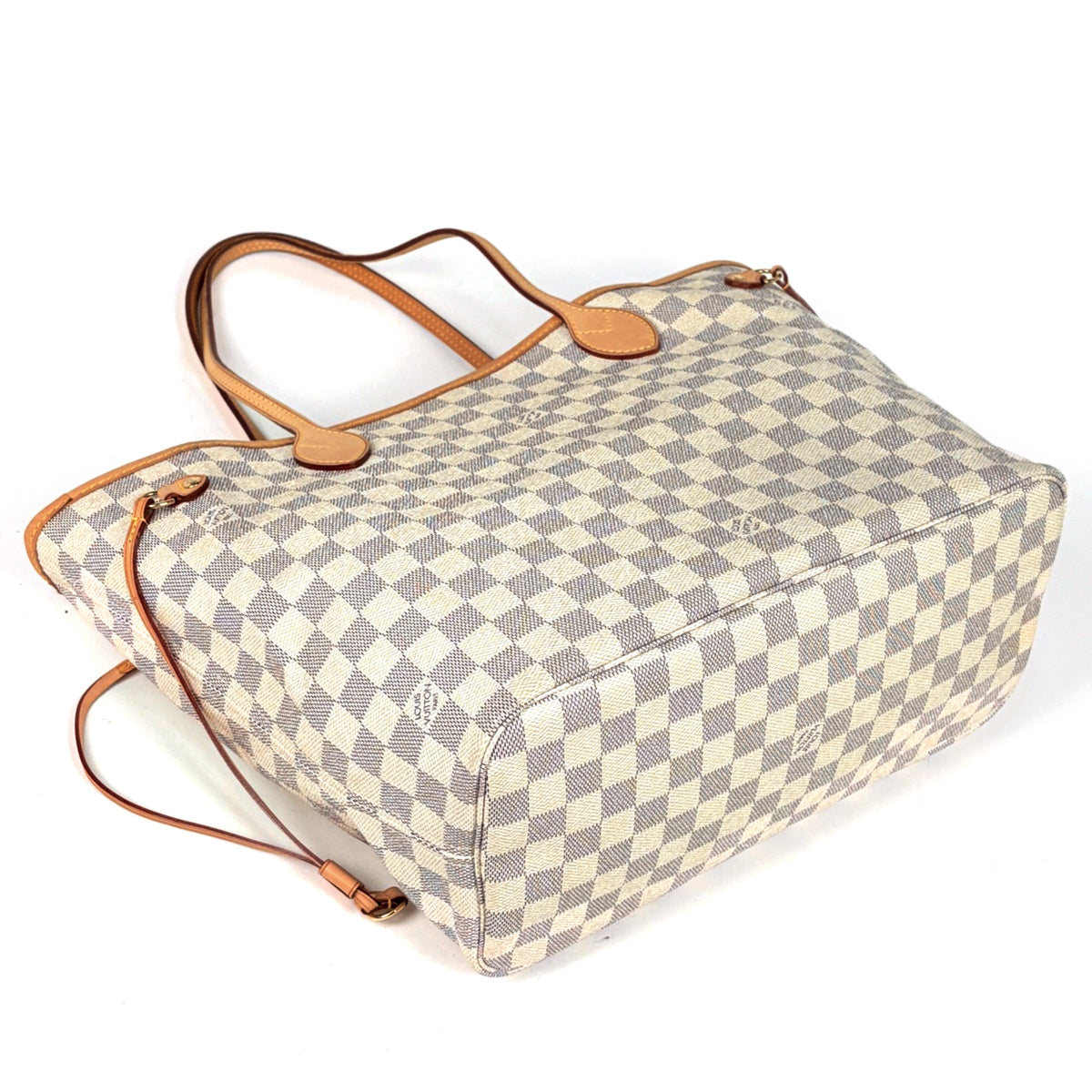 Louis Vuitton White Damier Azur Tote Bag (Pre-Owned)