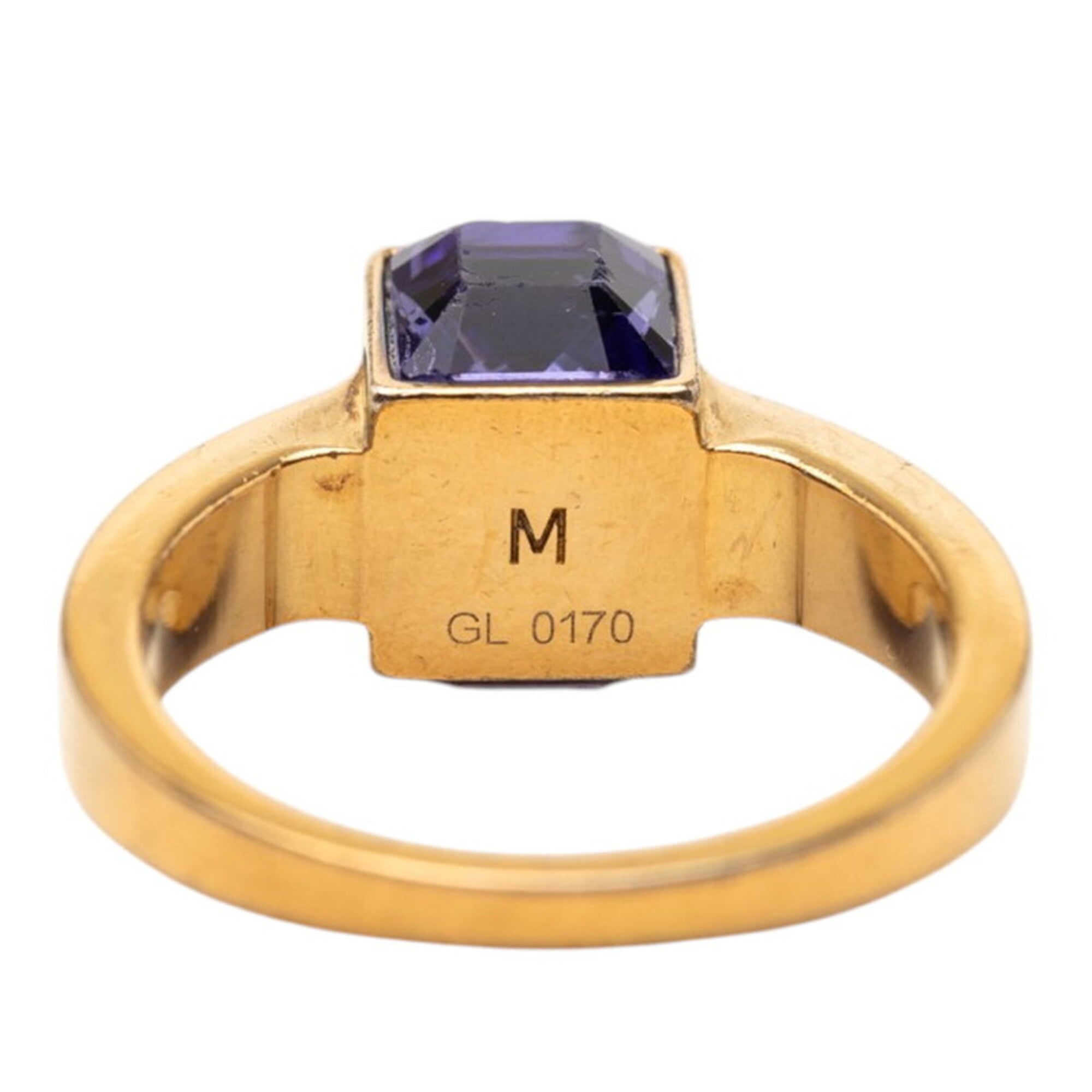 Louis Vuitton Gold Plating Band Ring (Pre-Owned)