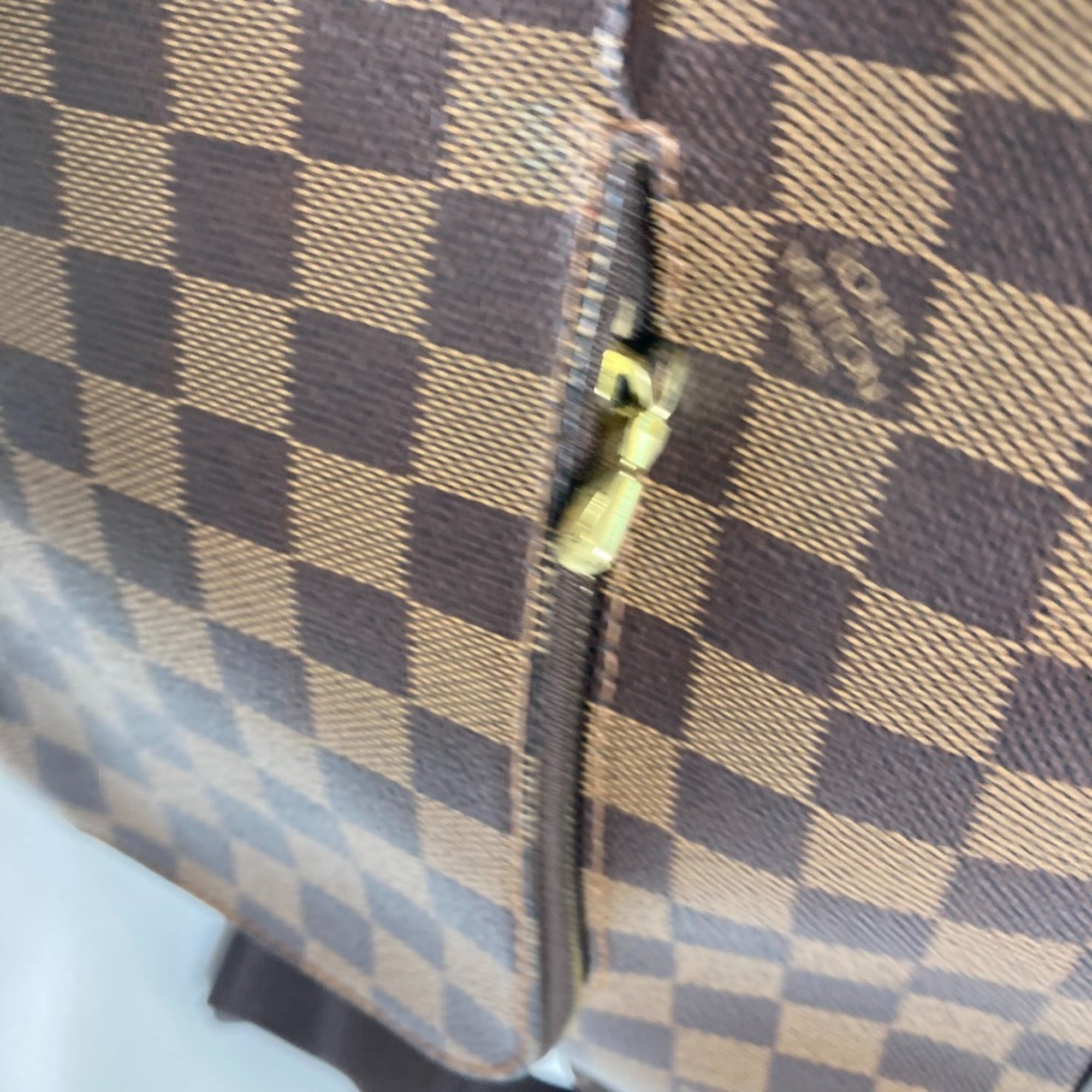Louis Vuitton Brown Damier Canvas Ebene Damier Canvas Shoulder Bag (Pre-Owned)