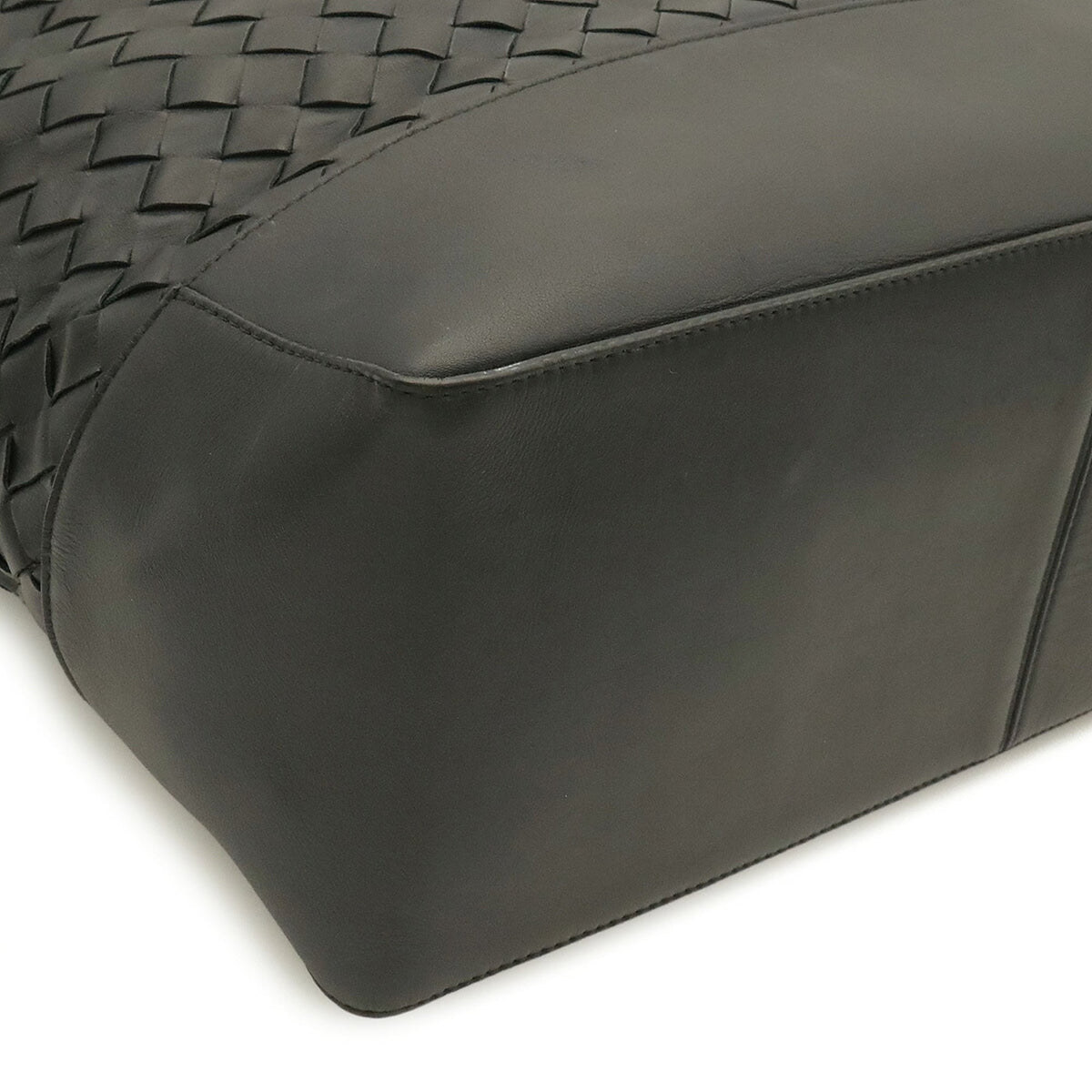 Bottega Veneta Black Leather Tote Bag (Pre-Owned)