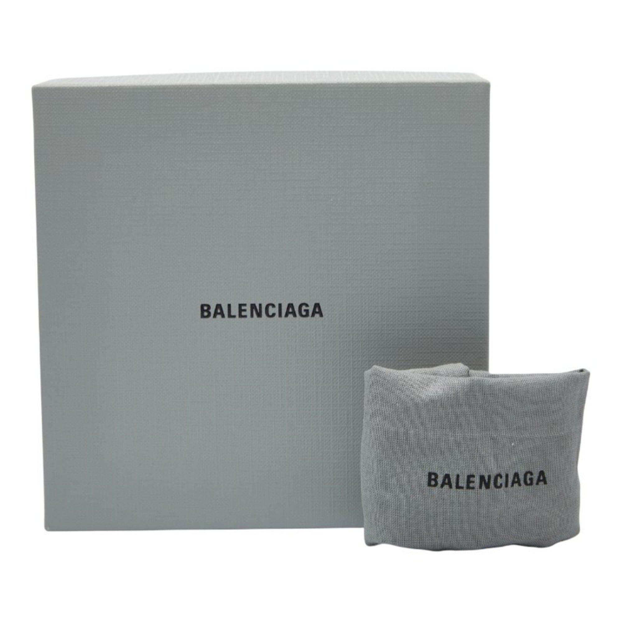 Balenciaga Gray Leather Wallet (Bi-Fold) (Pre-Owned)