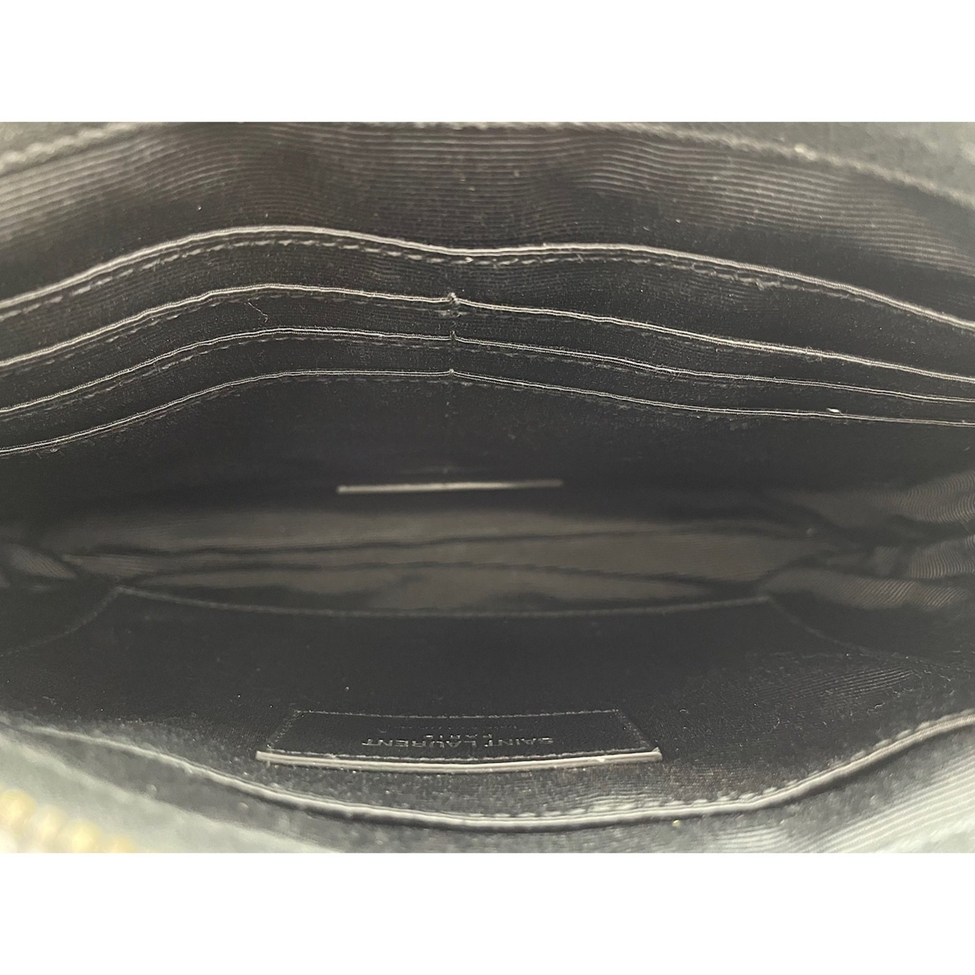 Yves Saint Laurent Black Clear Shoulder Bag (Pre-Owned)