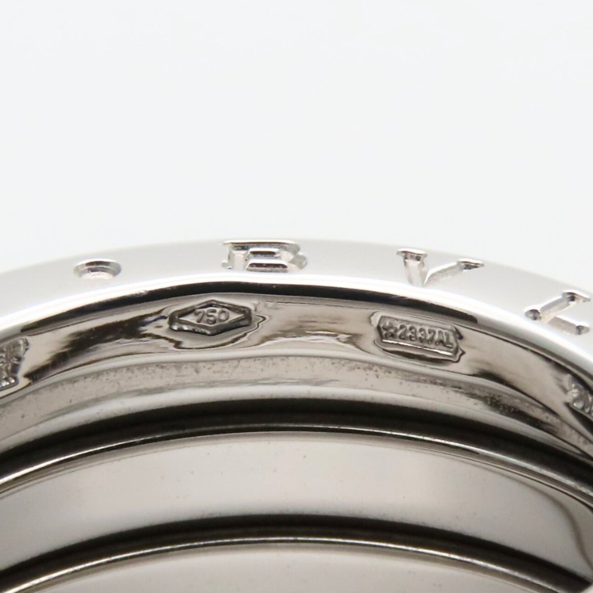Bvlgari White White Gold (18K) Band Ring (Pre-Owned)