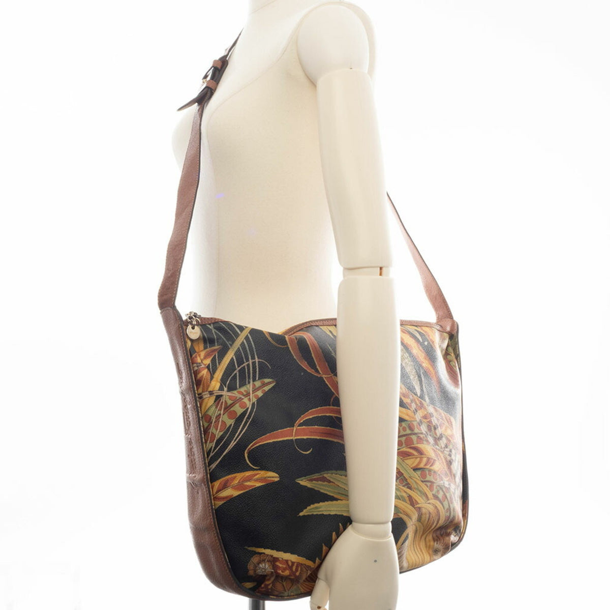 Salvatore Ferragamo Multi-Color Leather Pvc Shoulder Bag (Pre-Owned)