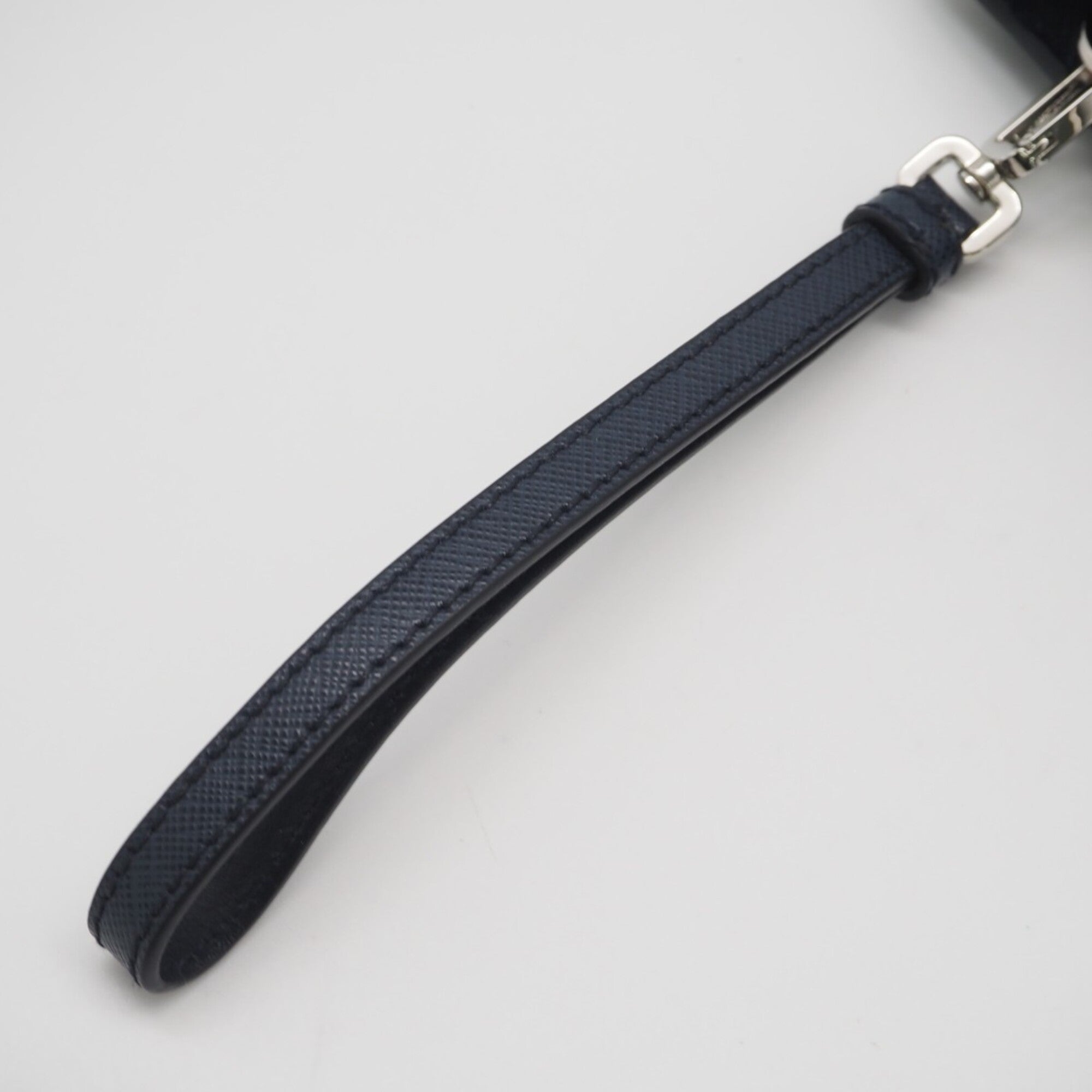 Prada Saffiano Navy Saffiano Pouch (Pre-Owned)