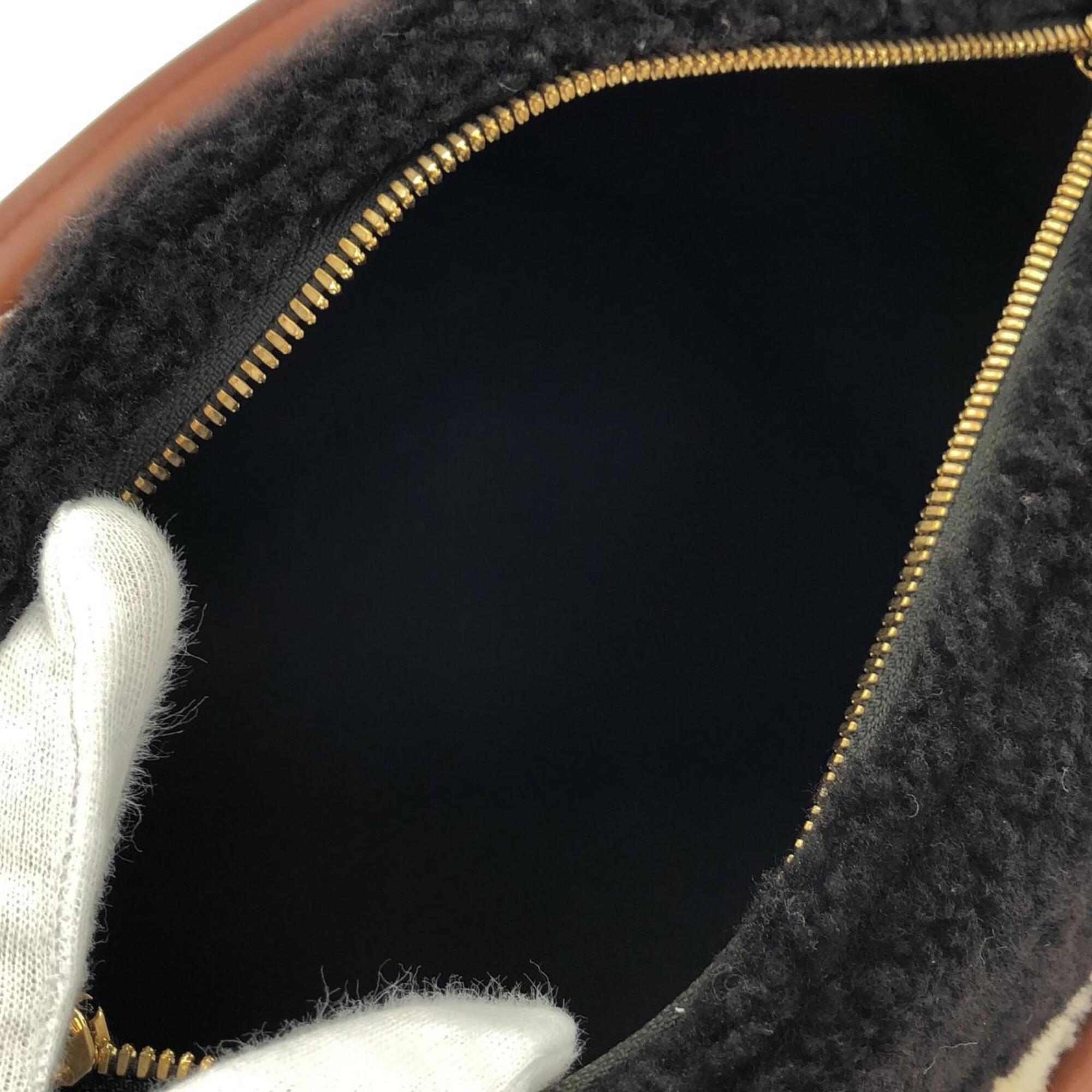 Louis Vuitton Chocolate Cream Boston Bag (Pre-Owned)