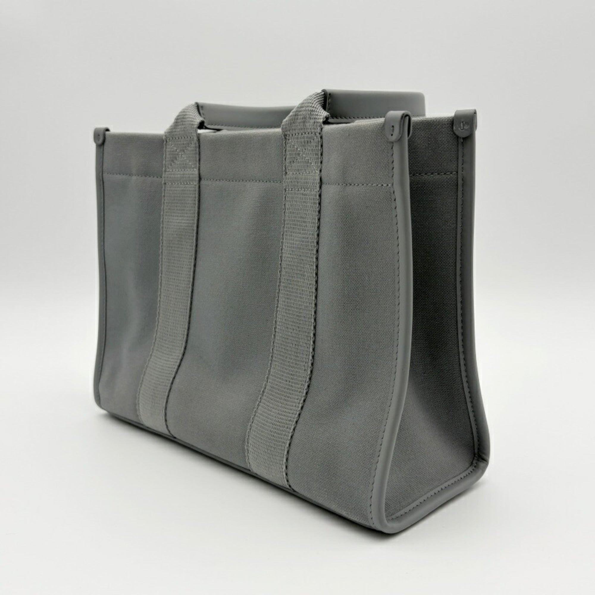 Balenciaga Gray Canvas Leather Tote Bag (Pre-Owned)