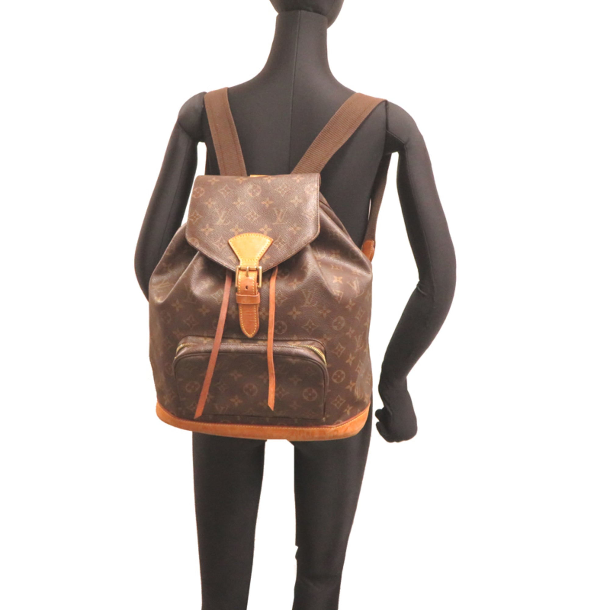 Louis Vuitton Brown Monogram Backpack (Pre-Owned)
