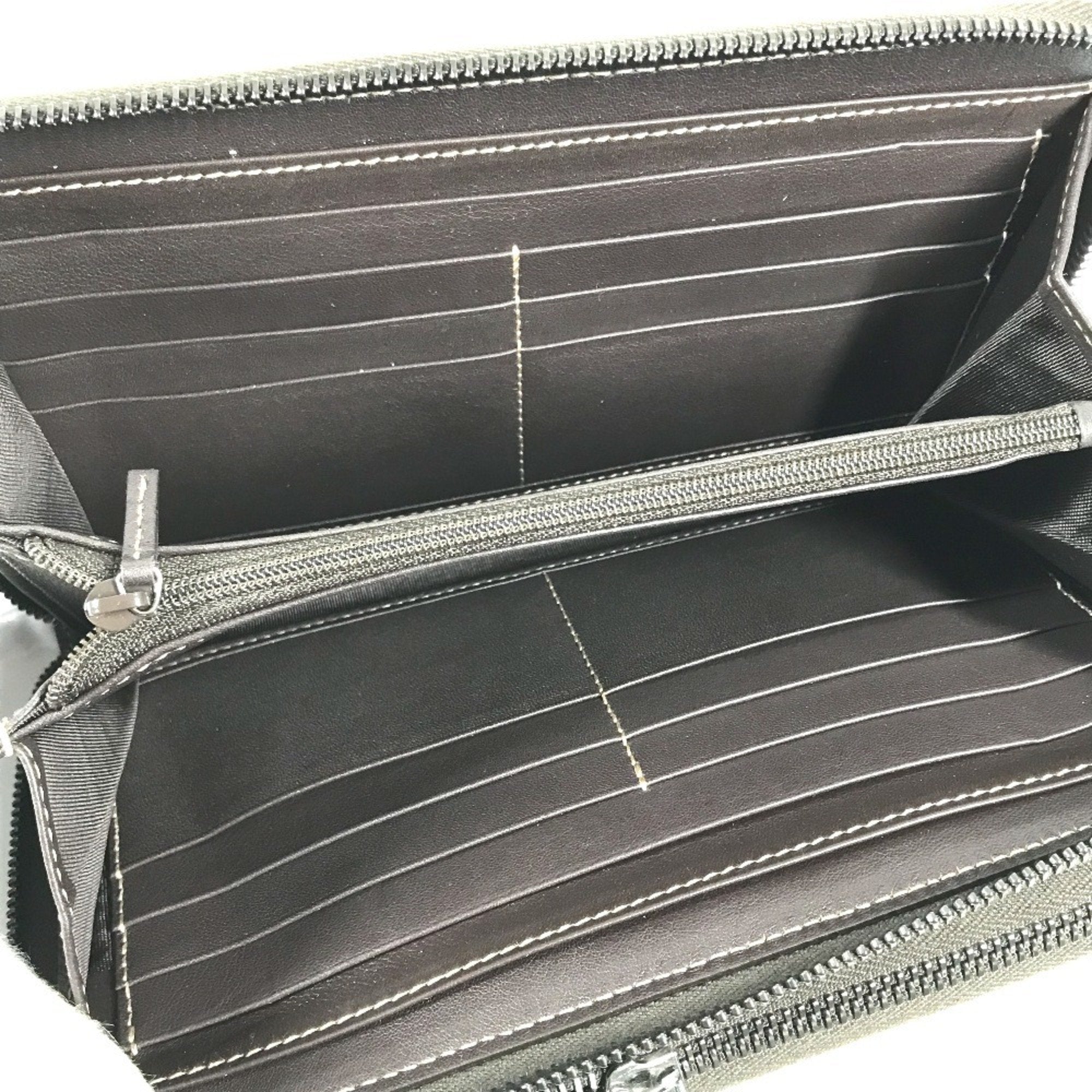 Gucci Beige Brown Gg Supreme Long Wallet (Bi-Fold) (Pre-Owned)