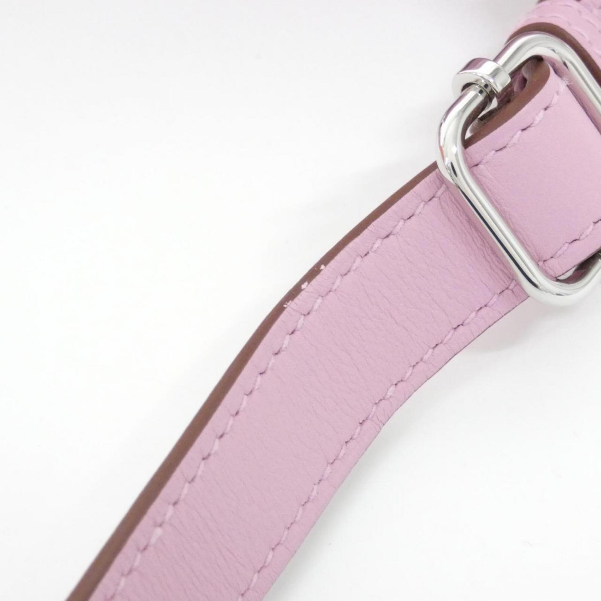Hermes Pink Swift Leather Shoulder Bag (Pre-Owned)