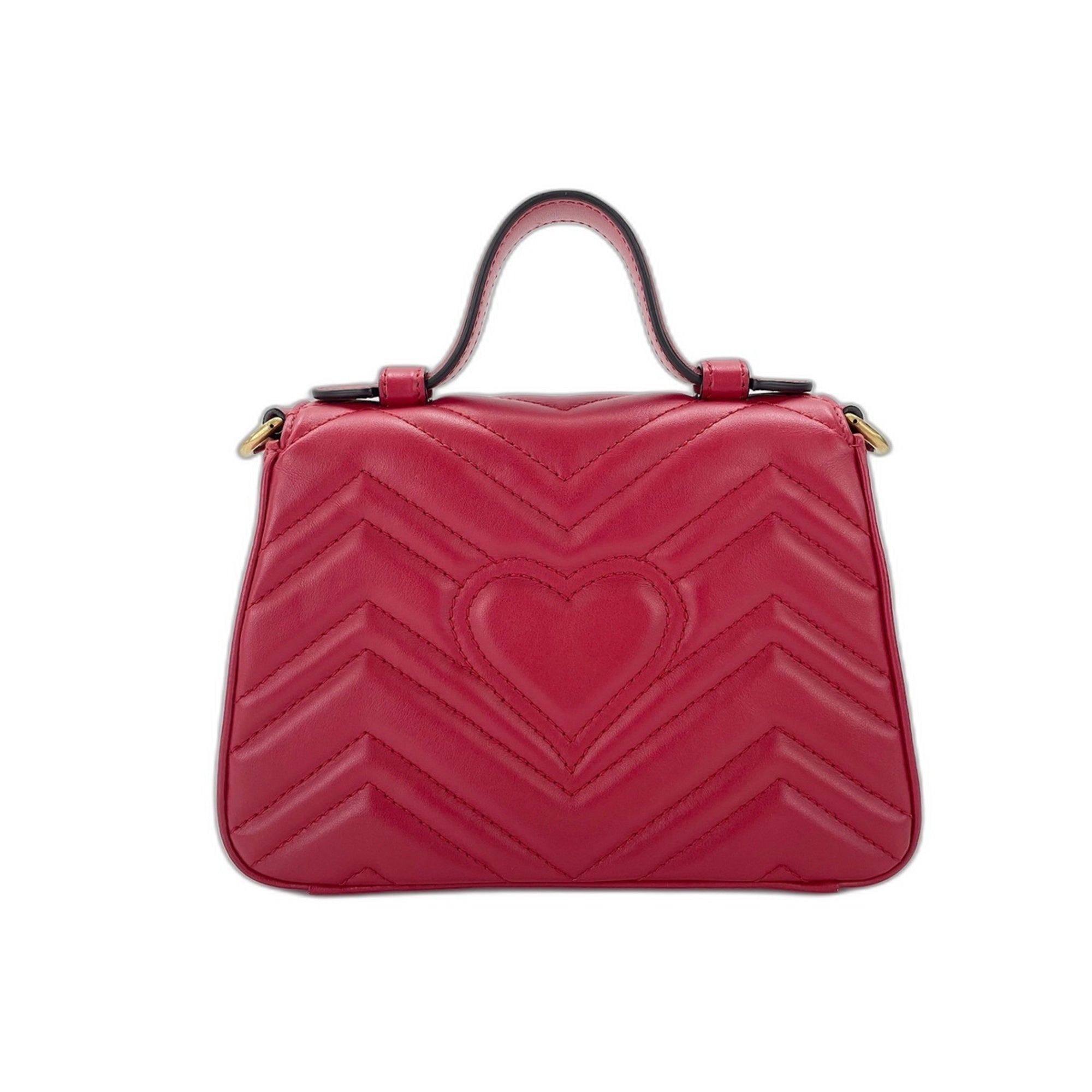 Gucci Red Color Shoulder Bag (Pre-Owned)