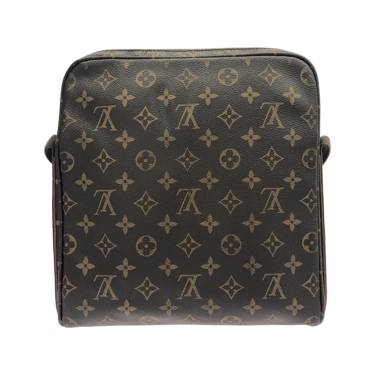 Louis Vuitton Marron Coated Canvas Shoulder Bag (Pre-Owned)