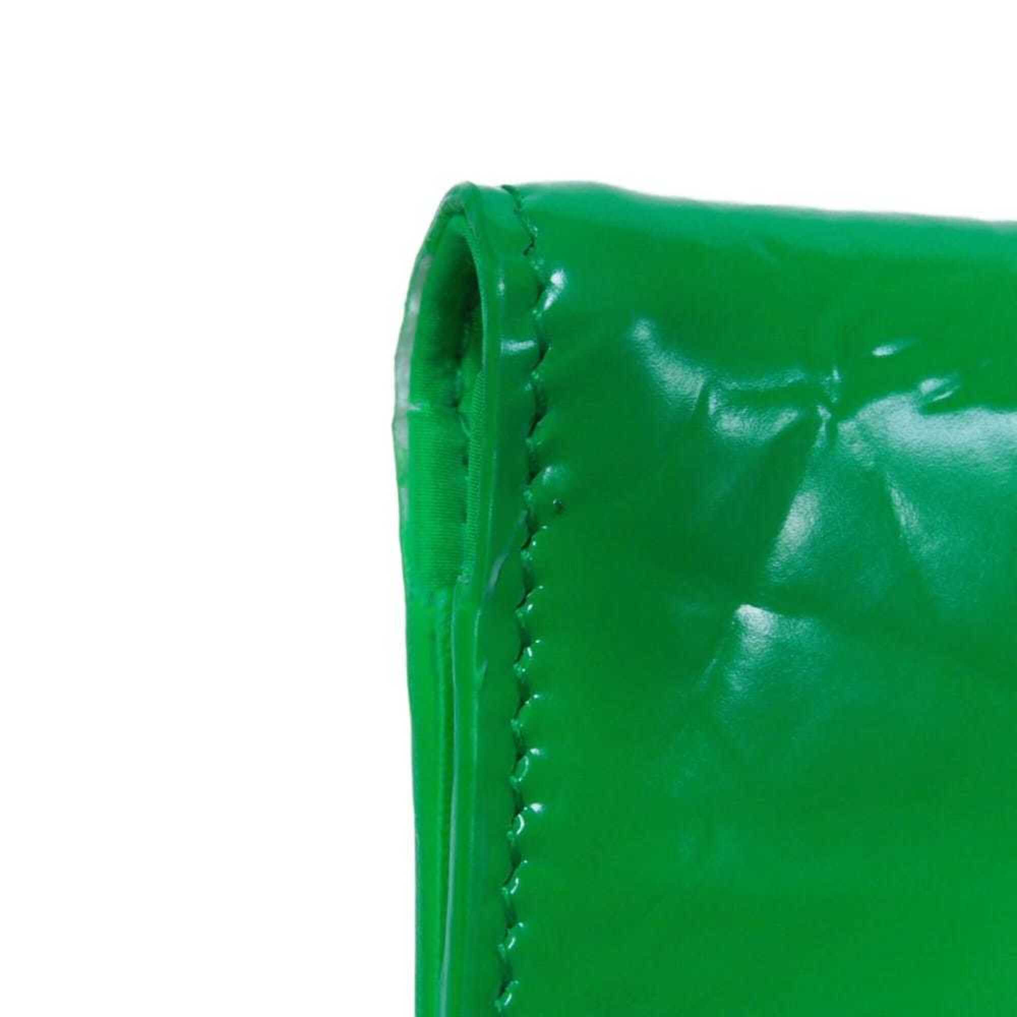 Bottega Veneta Green Leather Long Wallet (Bi-Fold) (Pre-Owned)