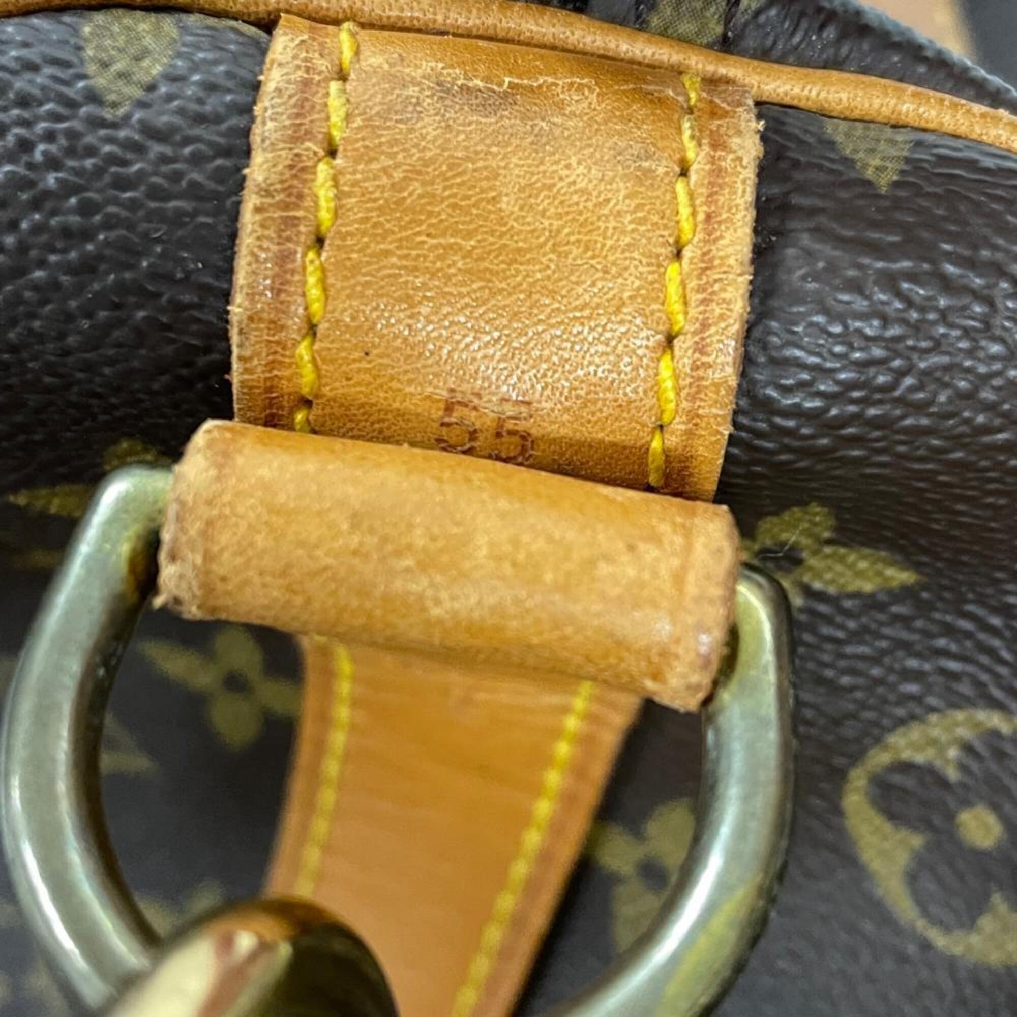 Louis Vuitton Brown Monogram Canvas Boston Bag (Pre-Owned)