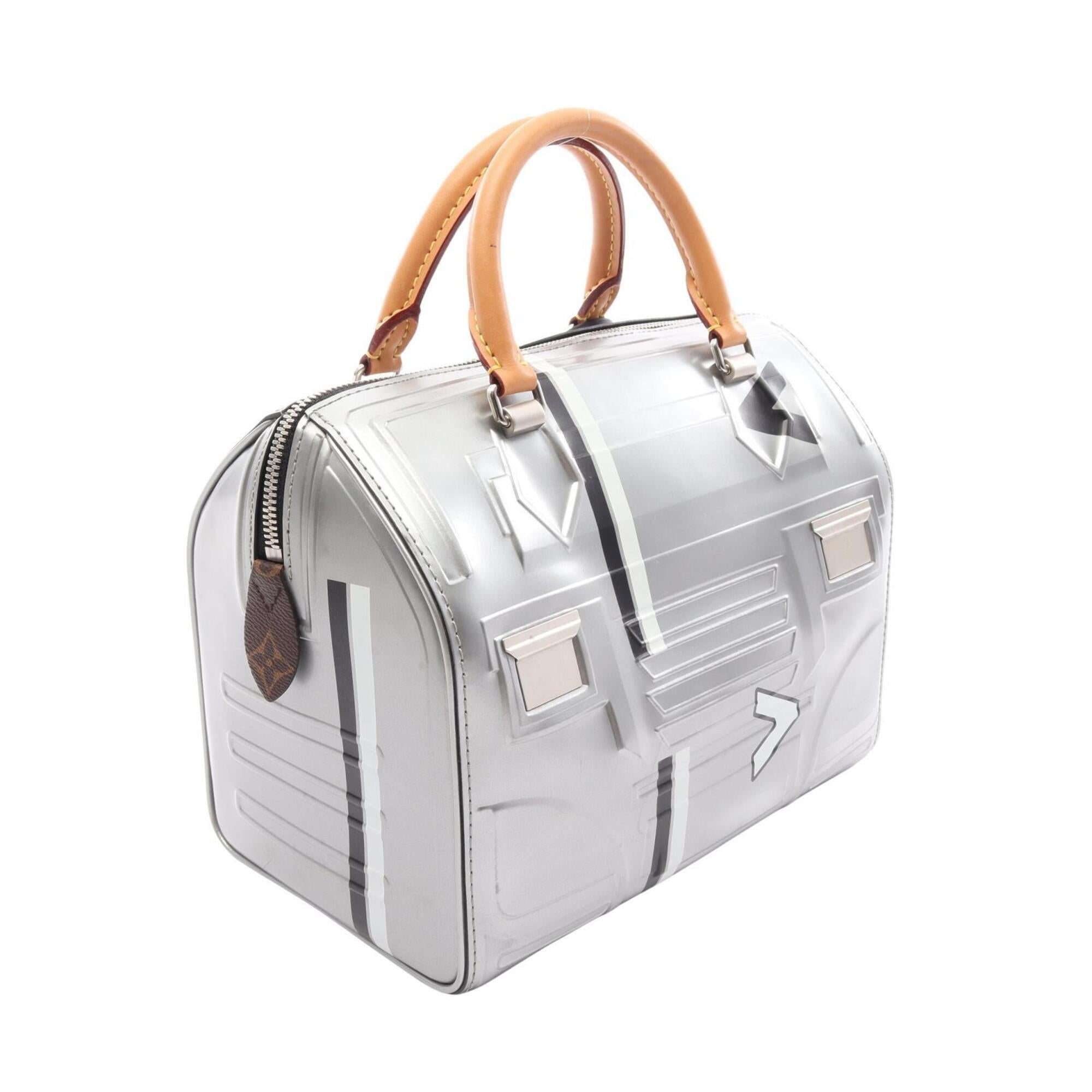 Louis Vuitton Multi-Color Silver Leather Handbag (Pre-Owned)