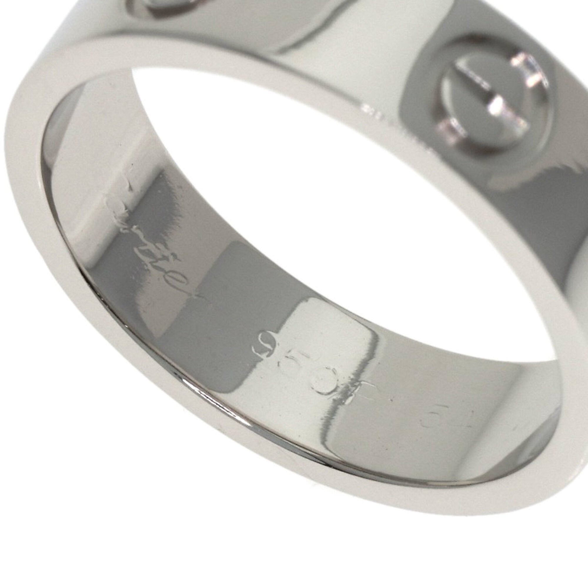 Cartier Love Platinum 950 Band Ring (Pre-Owned)