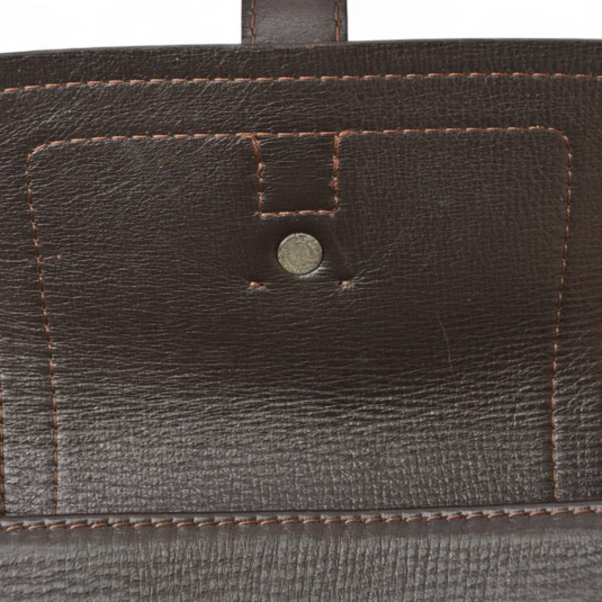 Louis Vuitton Coffee Utah Leather Shoulder Bag (Pre-Owned)