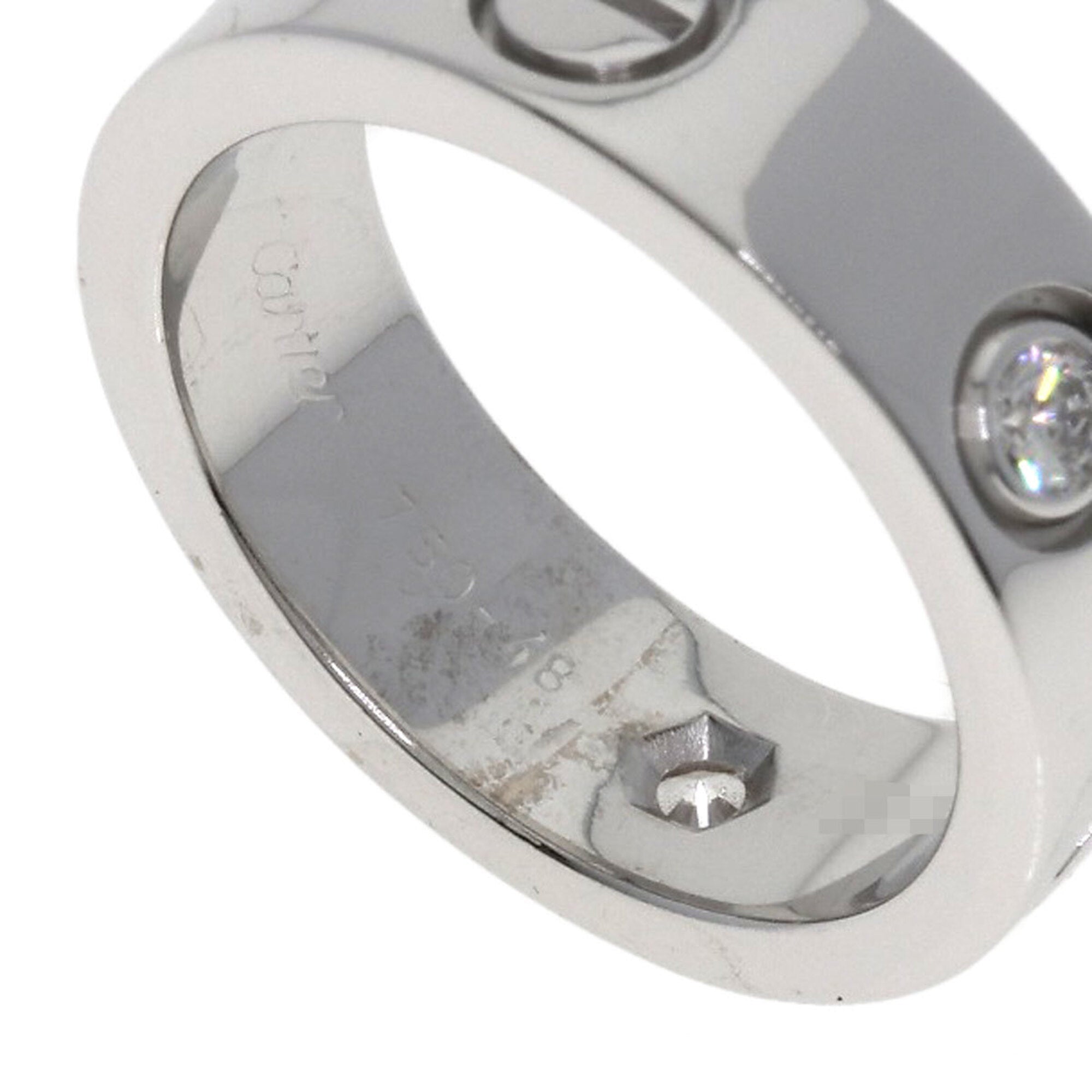 Cartier Love White Gold (18K) Band Ring (Pre-Owned)