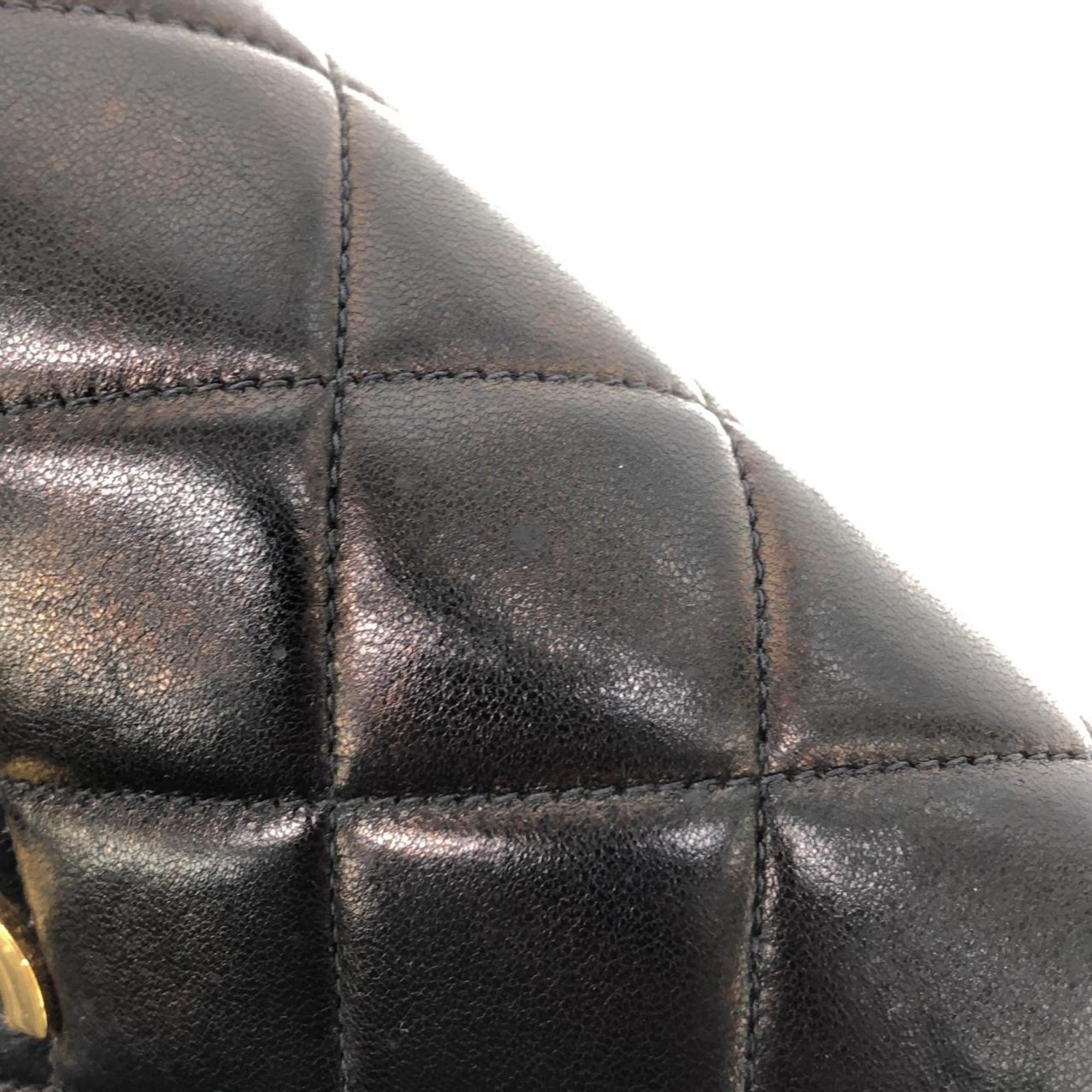 Chanel Black Leather Backpack (Pre-Owned)