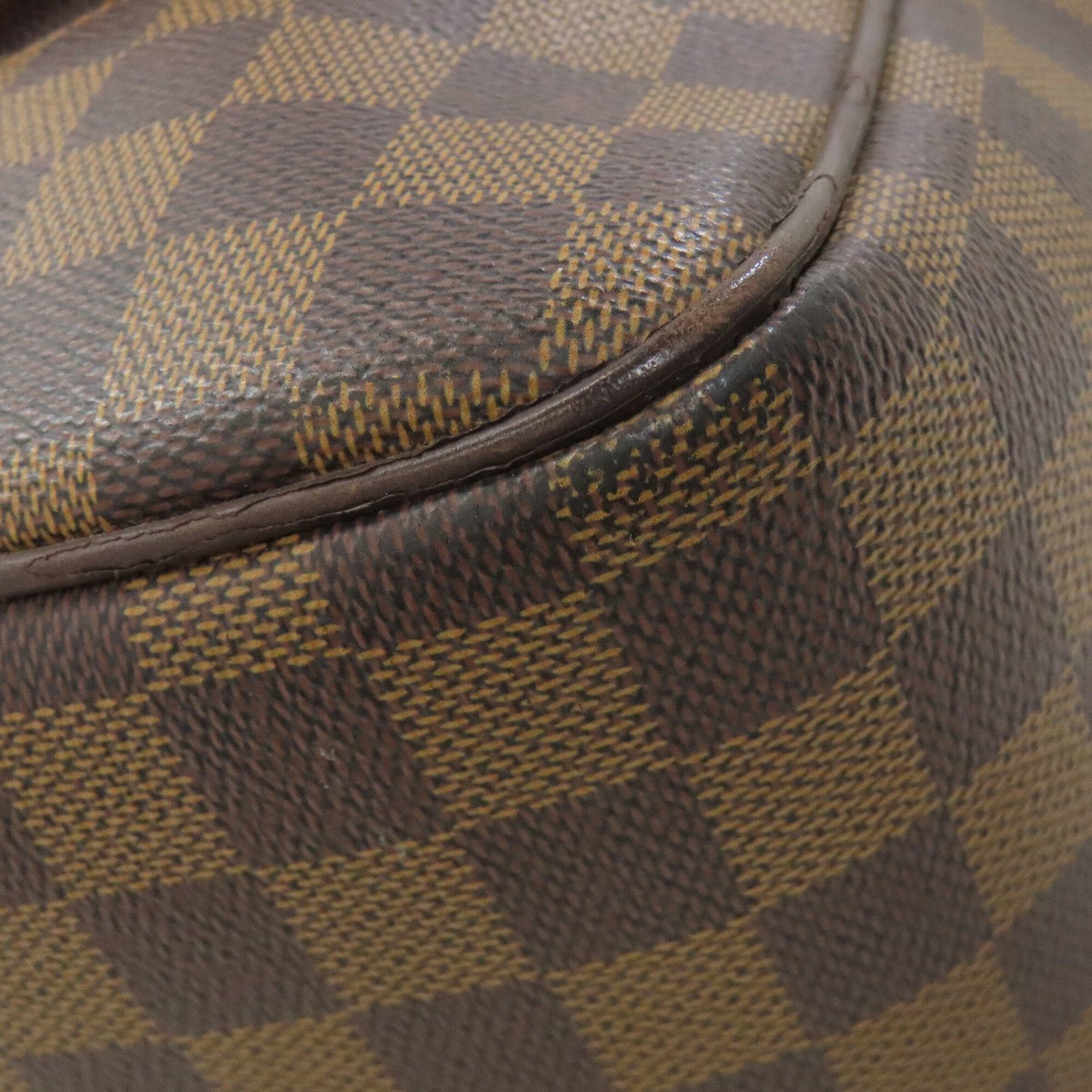 Louis Vuitton Damier Damier Canvas Ebene Damier Canvas Shoulder Bag (Pre-Owned)