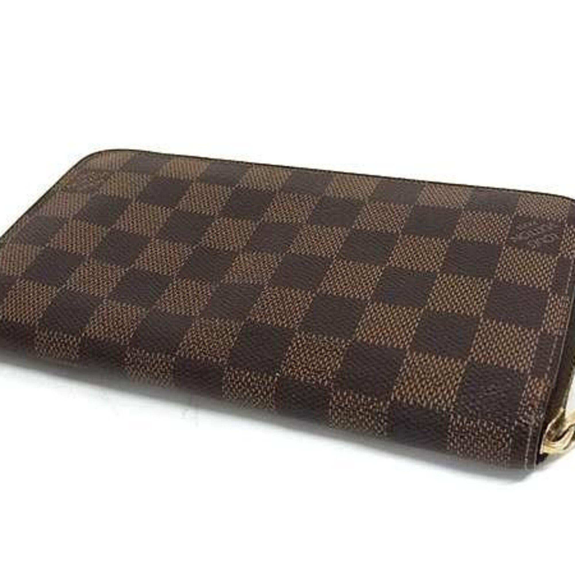 Louis Vuitton Brown Damier Canvas Long Wallet (Bi-Fold) (Pre-Owned)