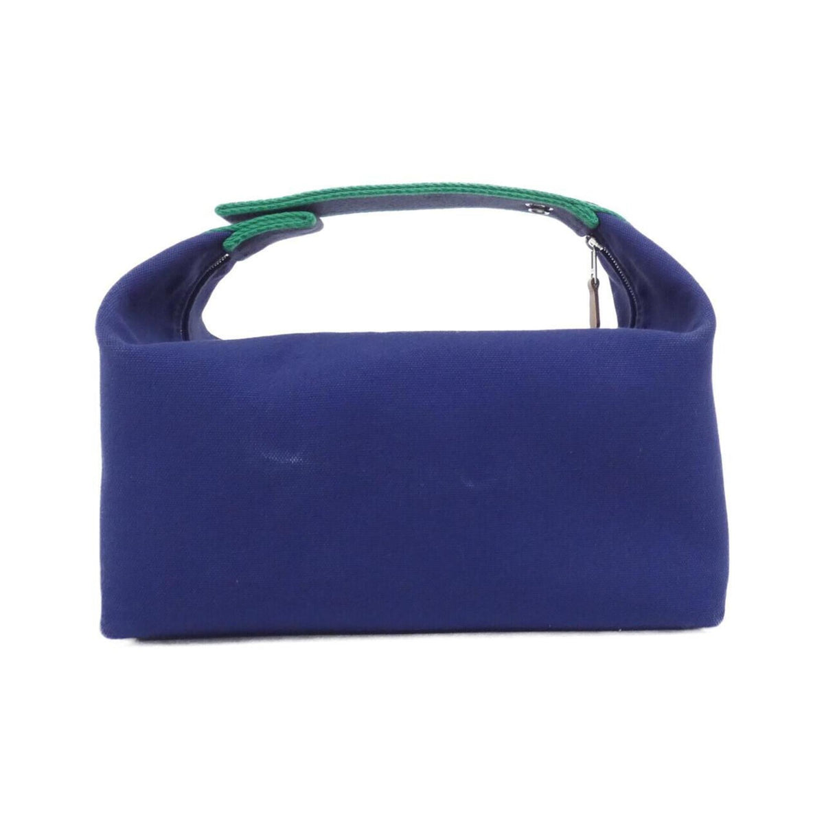 Hermes Blue Canvas Pouch (Pre-Owned)